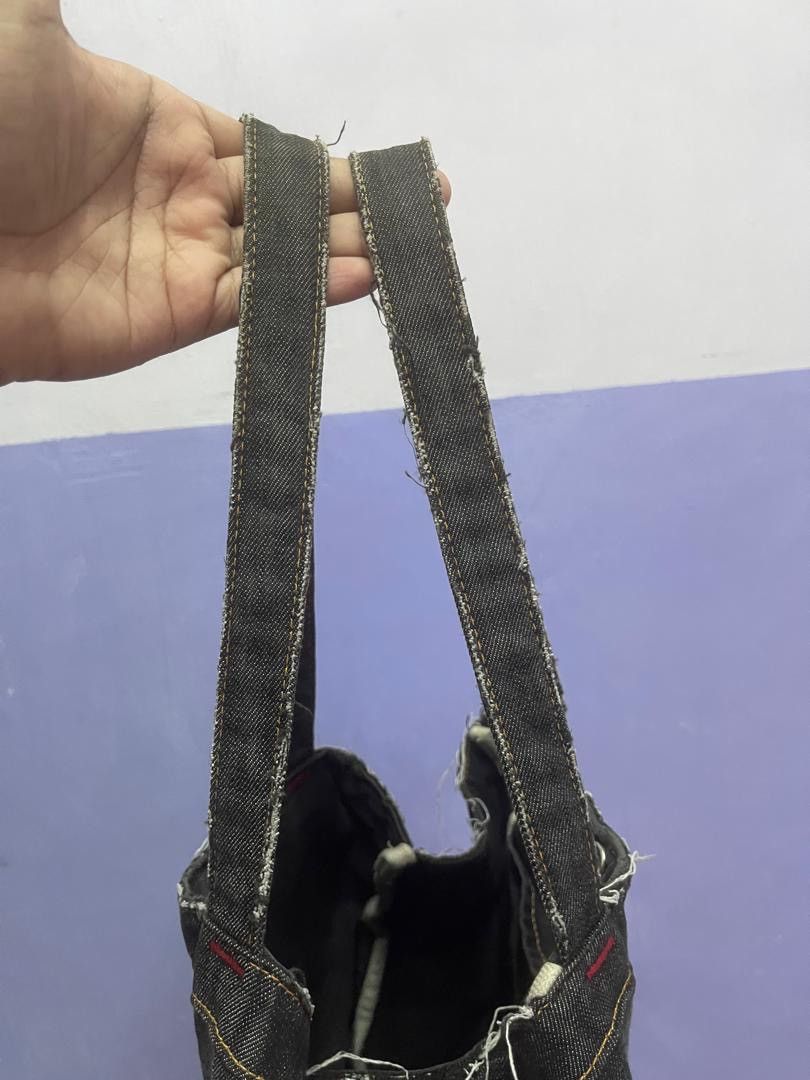 Tornado Mart Tornado Mart Denim Tote Bag Size ONE SIZE - 12 Thumbnail