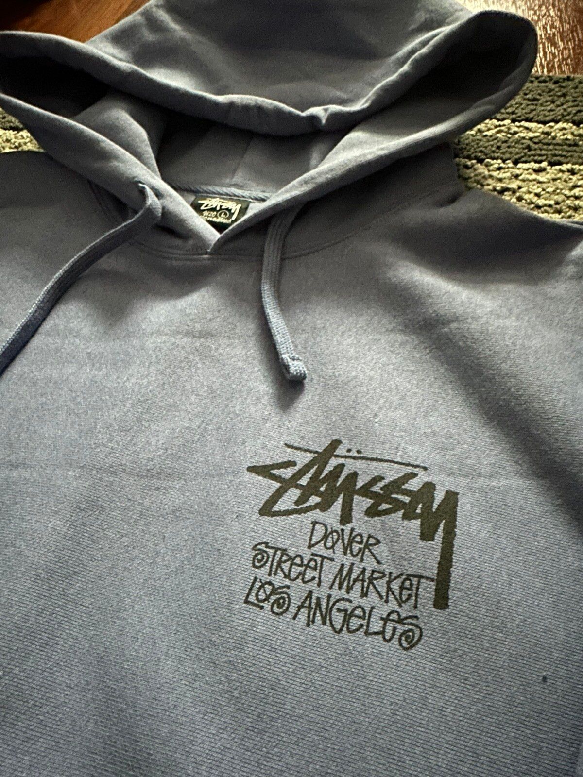 Stussy Blue Stussy Dover Street Market Los Angeles Hoodie Size US L / EU 52-54 / 3 - 2 Preview