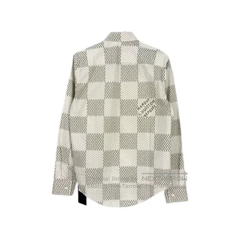 Louis Vuitton Louis Vuitton New White Checker Alphabet Shirt Size US XS / EU 42 / 0 - 2 Thumbnail