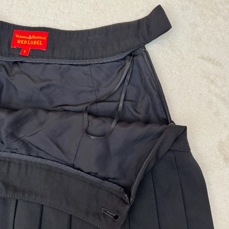 Vivienne Westwood Vivienne Westwood size1 Black wool pleated dress skirt Size 26" / US 2 / IT 38 - 8 Thumbnail