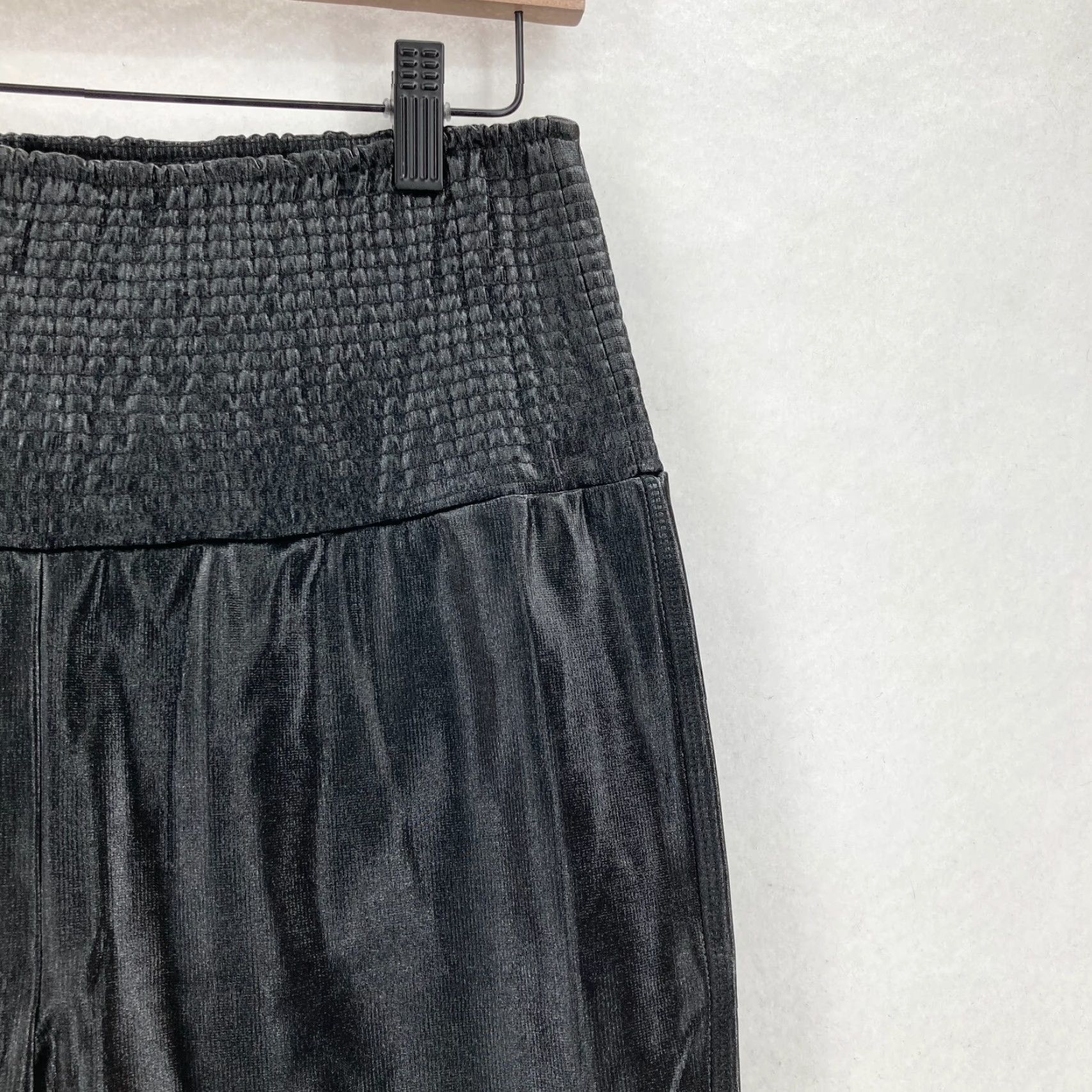 Vintage LITA by Ciara Liquid Leggings Women's 8 Black Faux Leather Pull On NWT Revolve NWT Size 30" / US 8 / IT 44 - 3 Thumbnail