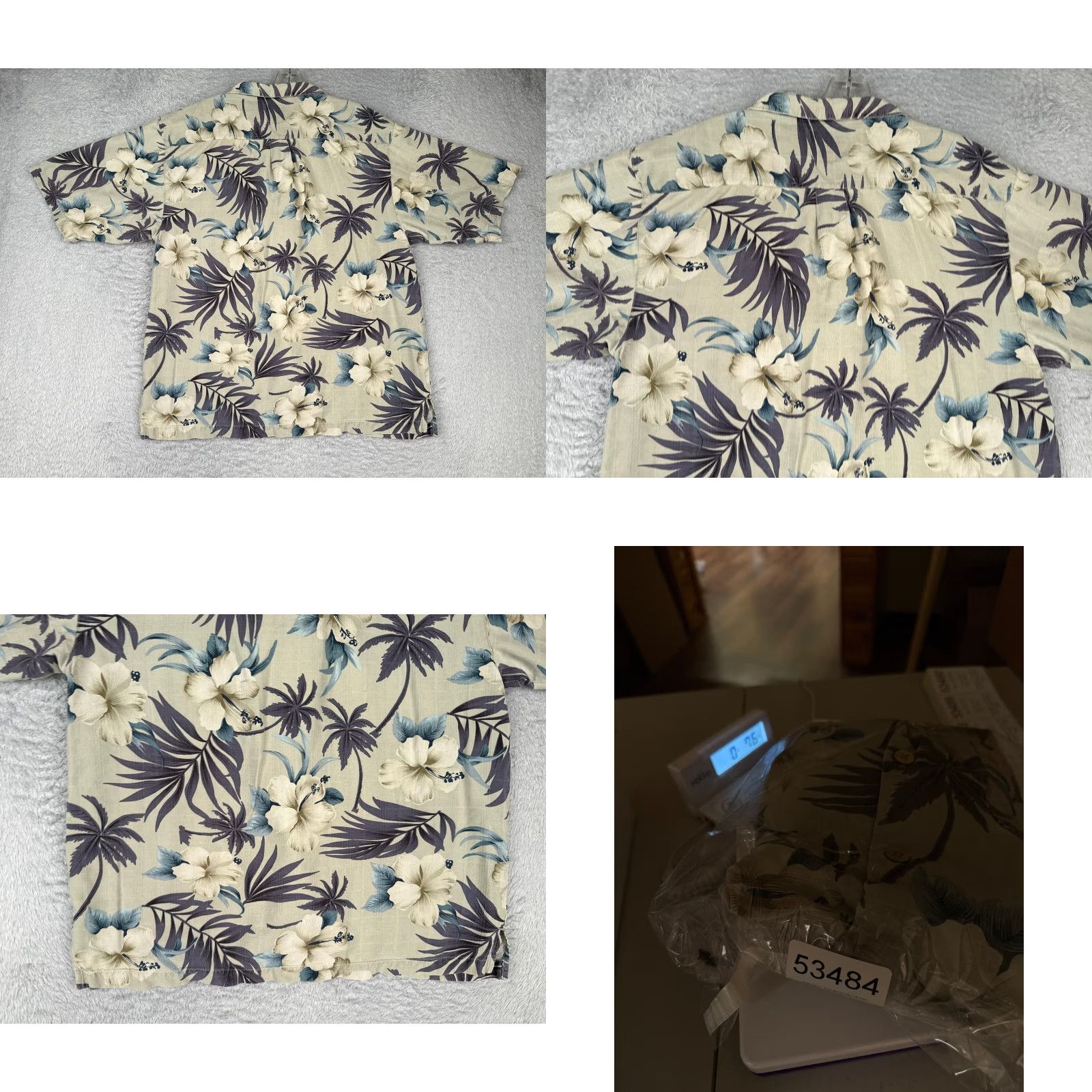 Vintage Jamaica Jaxx Shirt Men Medium Green Floral 100% Silk Button Up Hawaiian Pocket Button-Up Size US M / EU 48-50 / 2 - 9 Thumbnail
