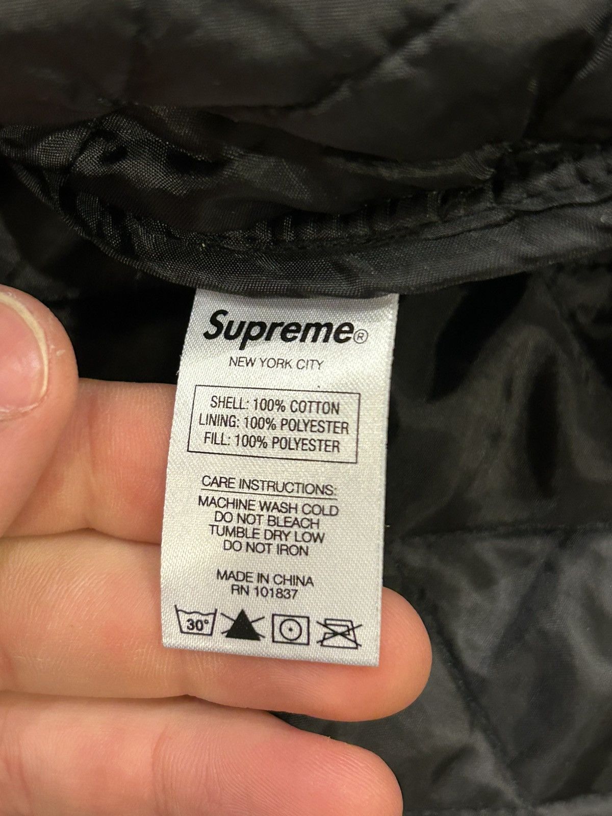Supreme Supreme Chains Quilted Jacket - Dark Green Size US L / EU 52-54 / 3 - 4 Thumbnail