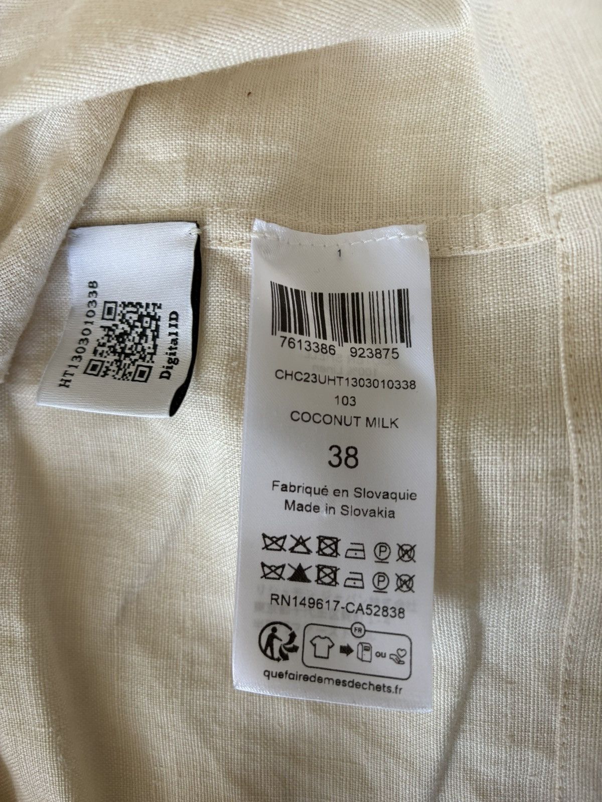 Chloe Chloe puff sleeve linen crop top Size S / US 4 / IT 40 - 8 Thumbnail