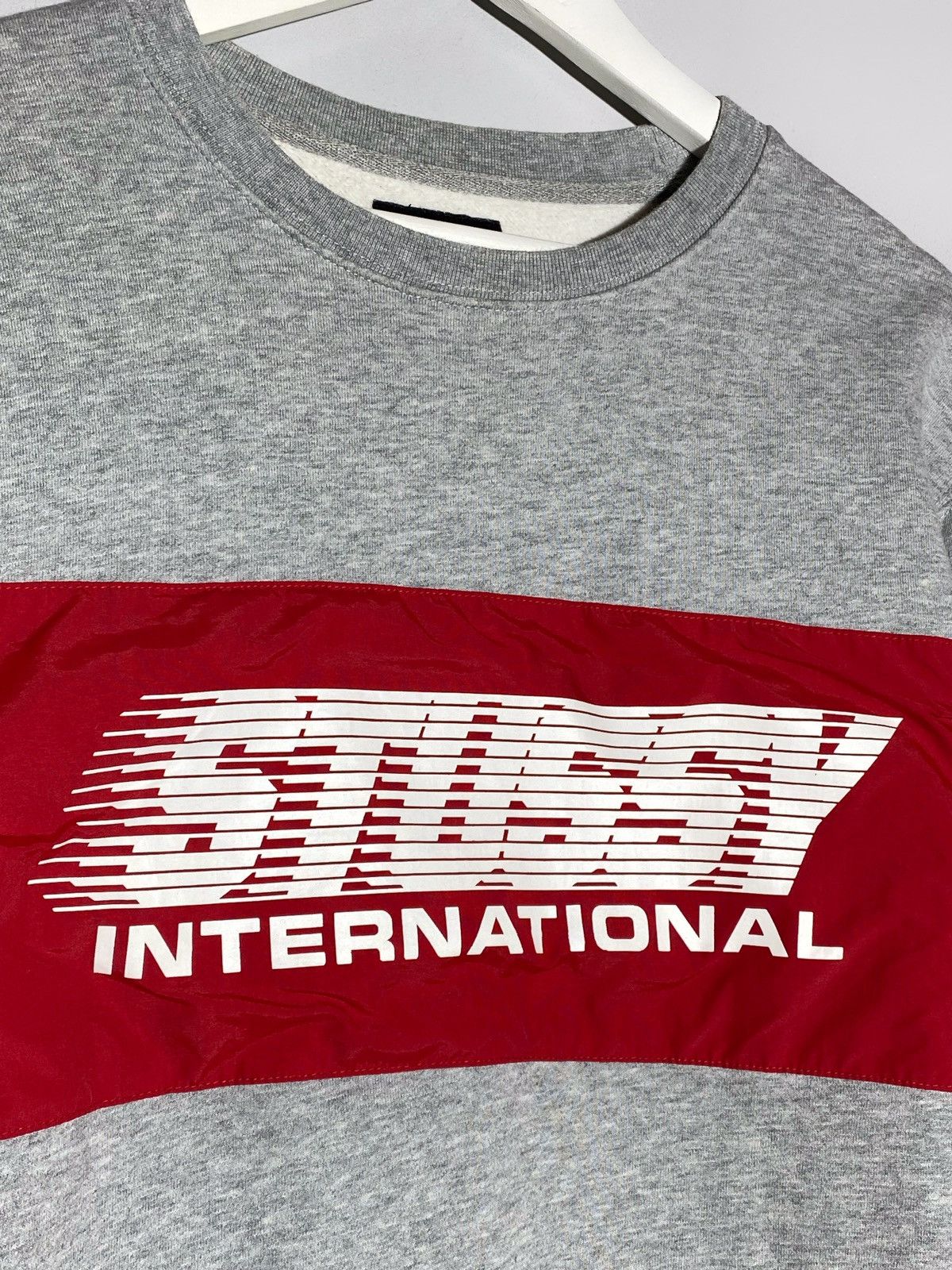 Stussy Stussy International Y2k Nylon Zip Pocket Detail Sweatshirt Size US XL / EU 56 / 4 - 3 Thumbnail