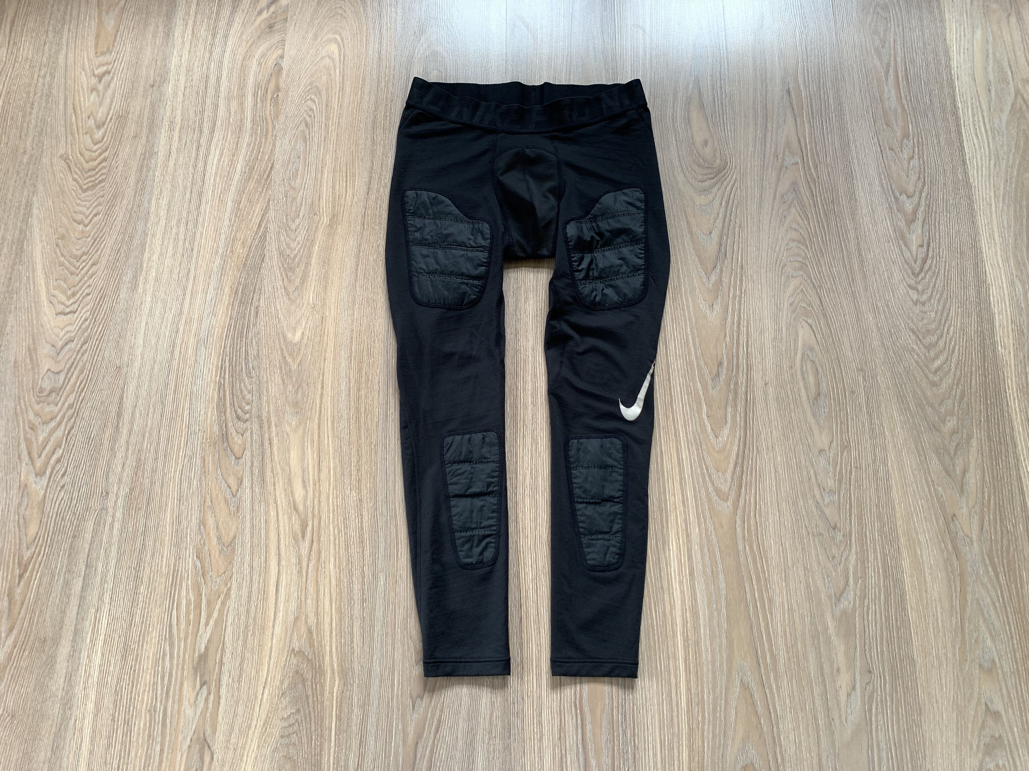 Nike Nike Pro Hyperwarm Aeroloft Compression Padded Tights Size US 38 / EU 54 - 2 Thumbnail
