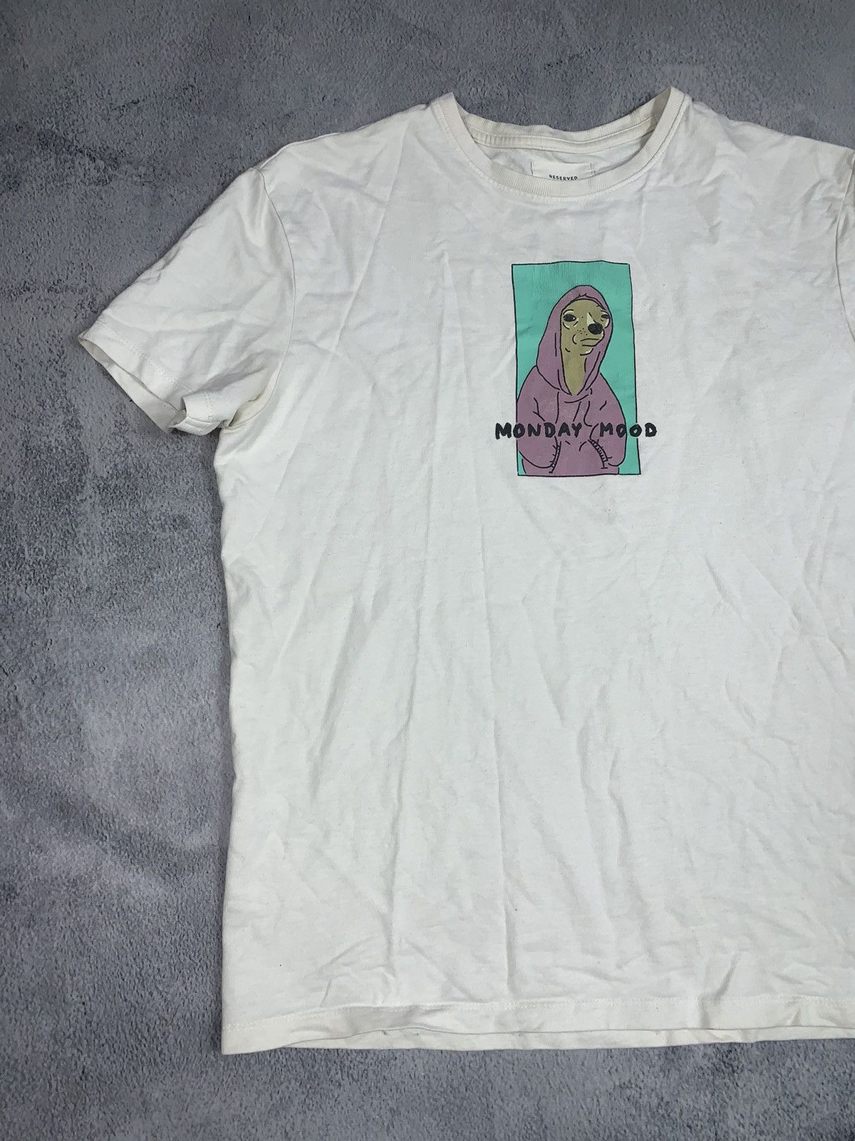 Vintage Vintage Y2K Monday mood humor big logo tee size L Size US L / EU 52-54 / 3 - 2 Thumbnail