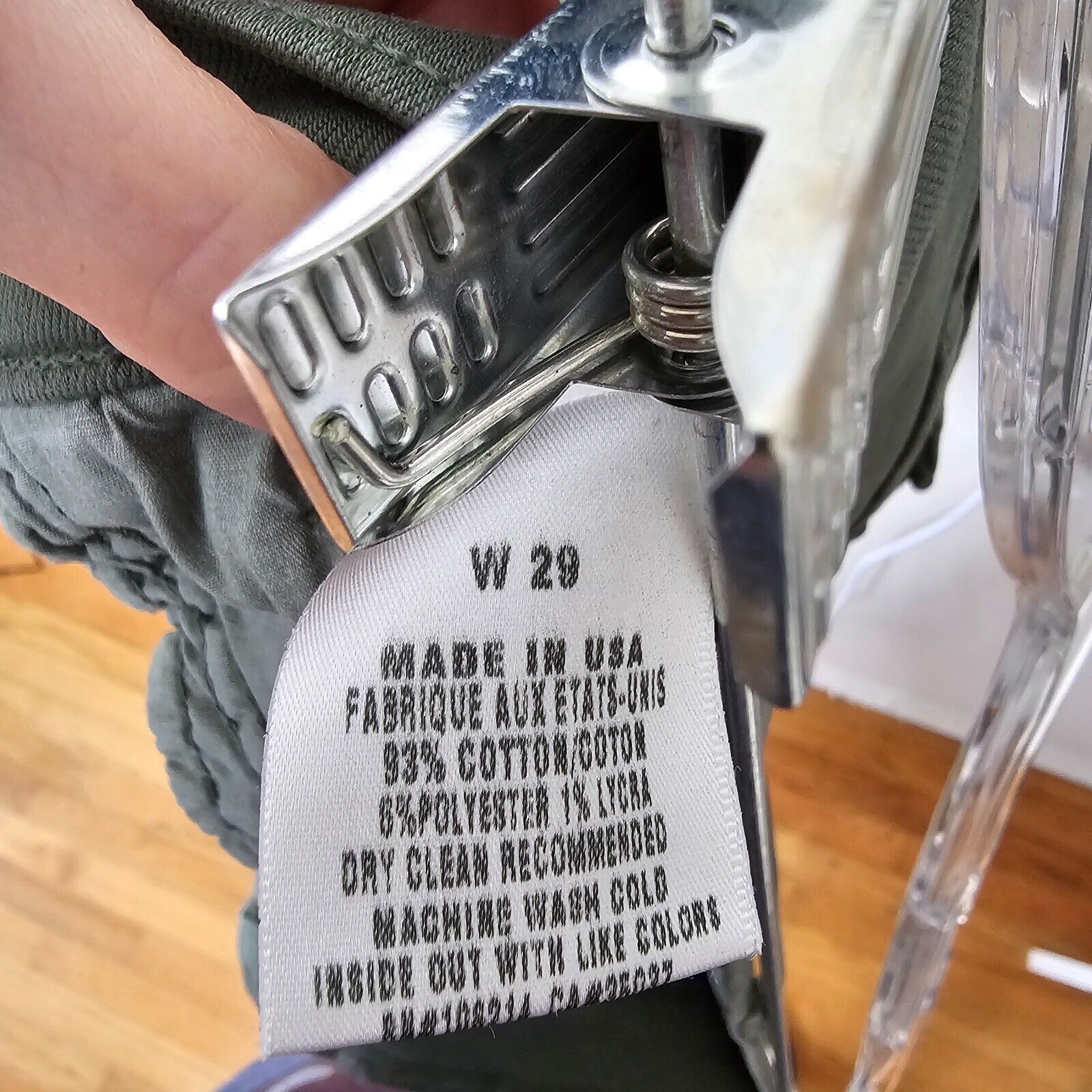 Other Joe's Army Green Denim 5-Pocket Jean Short Shorts Size 29 Size 29" - 5 Thumbnail