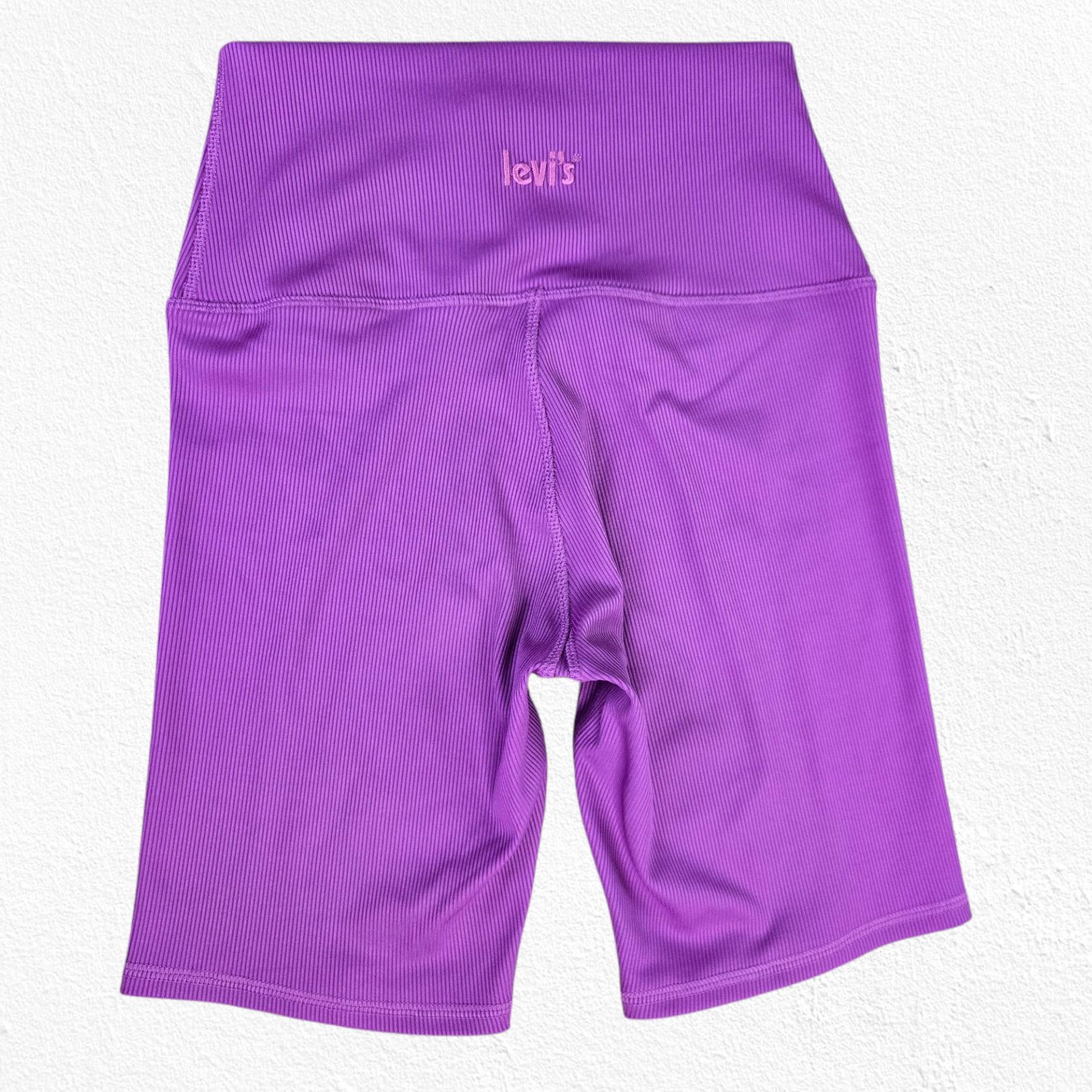 Levi's Levi’s Purple Ribbed High Rise Biker Shorts Size Medium Size 30" / US 8 / IT 44 - 10 Thumbnail