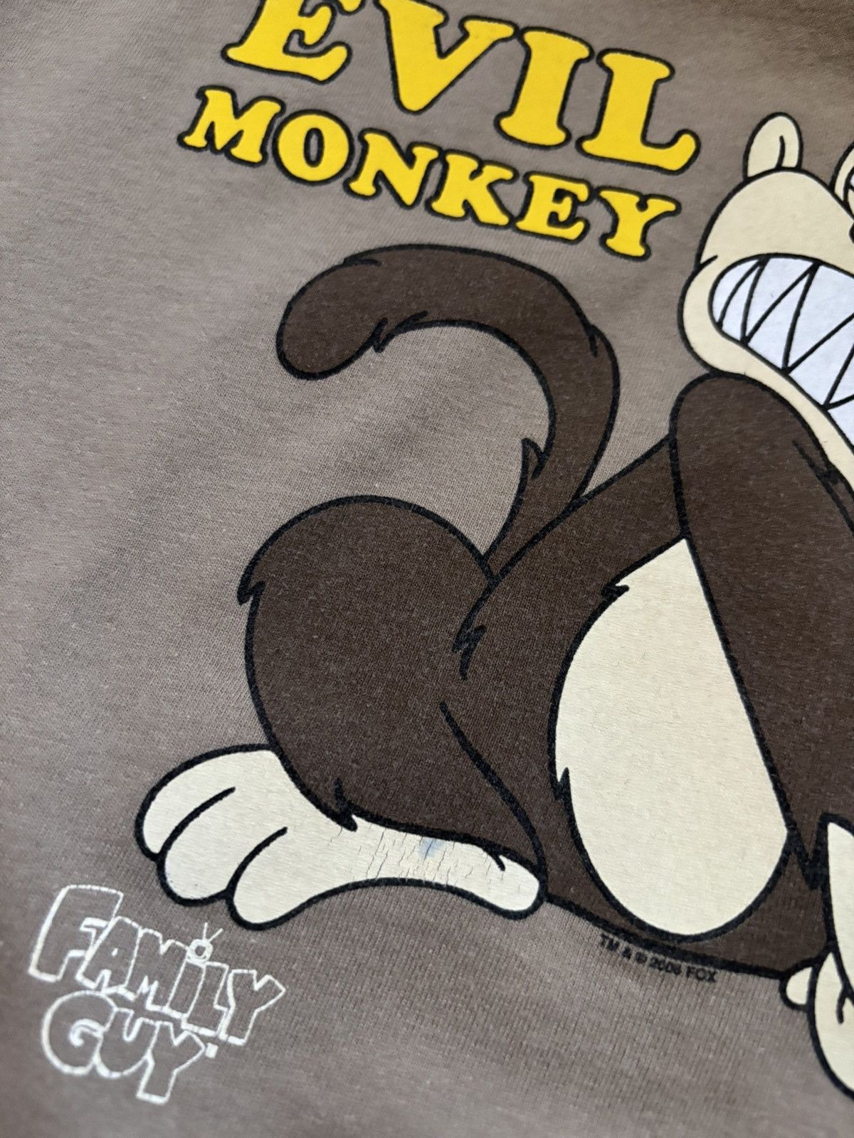 Cartoon Network × Fox Racing × Vintage Vintage 2006 Family Guy Evil Monkey t-shirt Size US XL / EU 56 / 4 - 6 Thumbnail