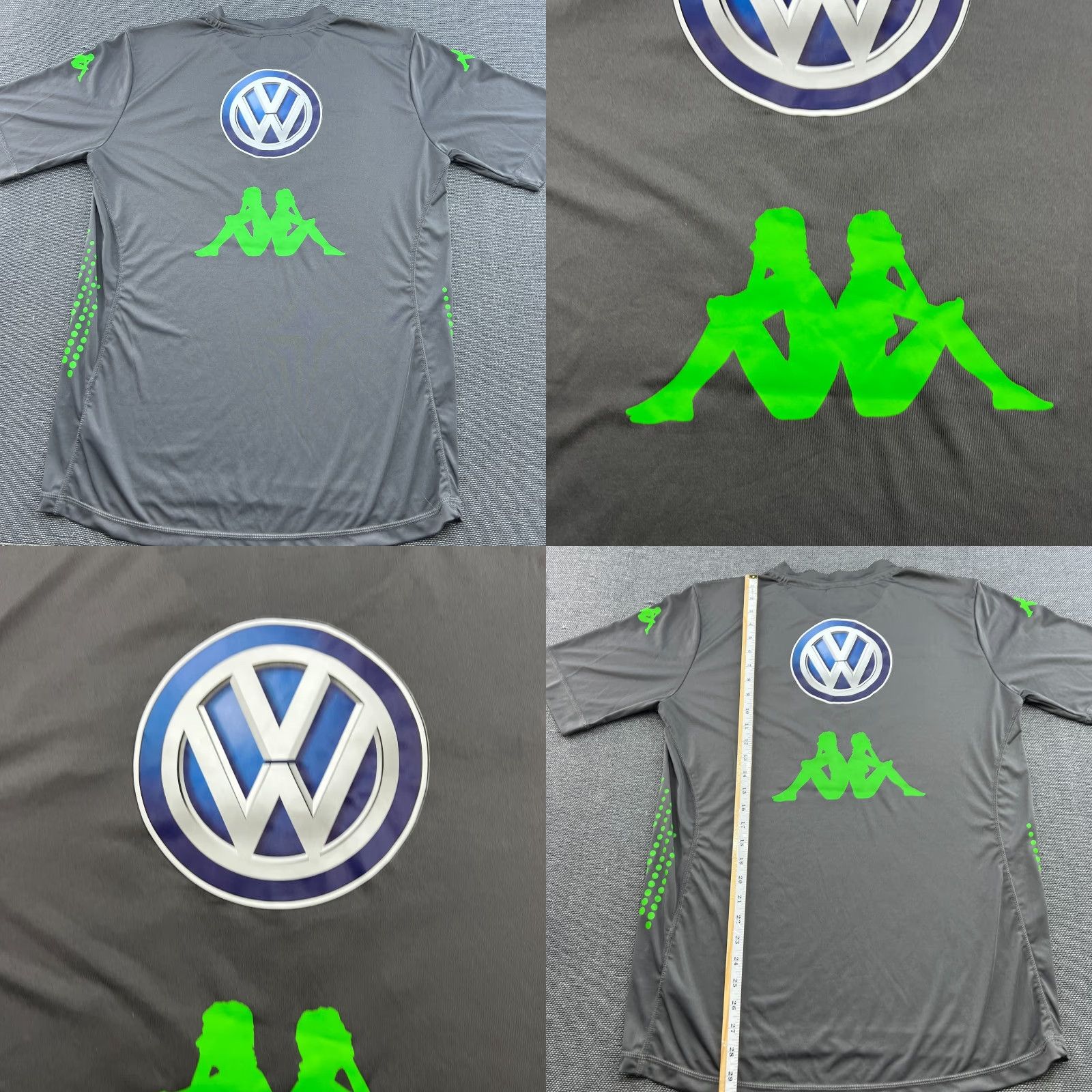 Kappa VFL Wolfsburg 2014 2015 Training Jersey Football Mens Large Kappa Shirt Sports Size US L / EU 52-54 / 3 - 8 Thumbnail
