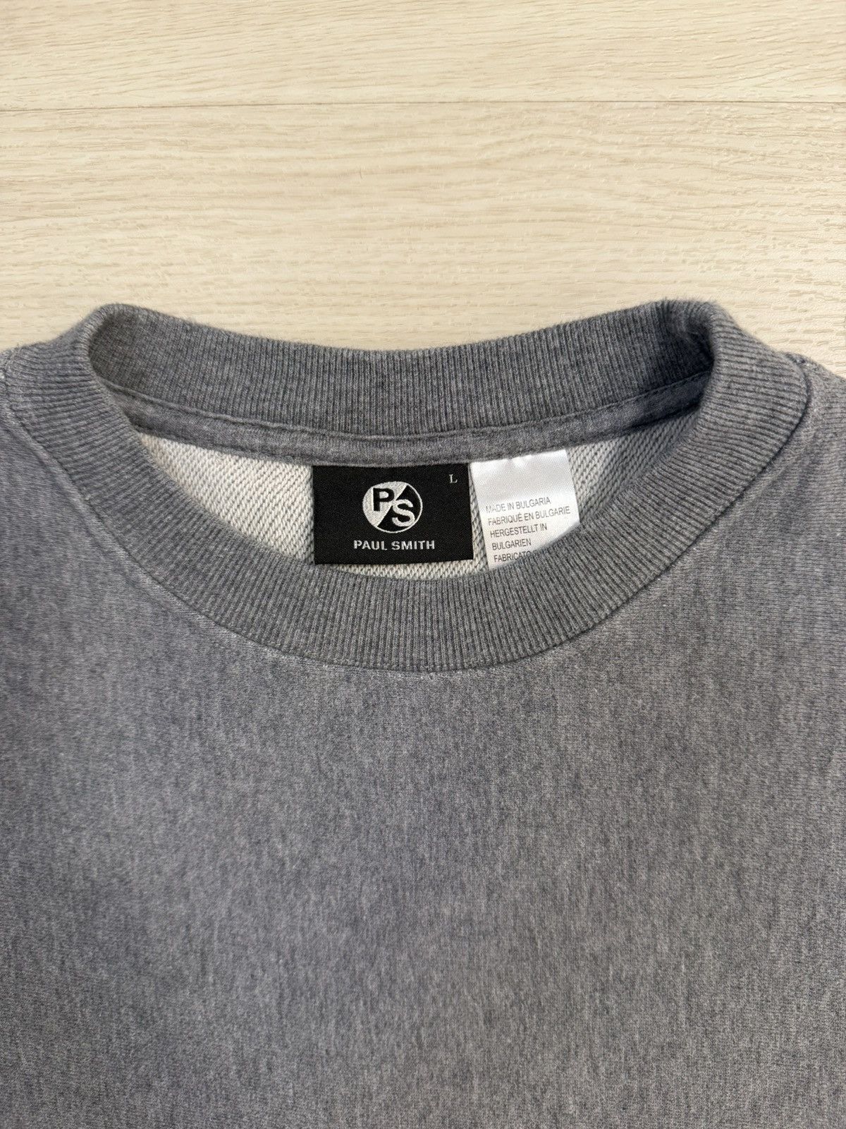 Paul Smith Paul Smith Basics Grey Crewneck Sweatshirt Size US L / EU 52-54 / 3 - 5 Thumbnail