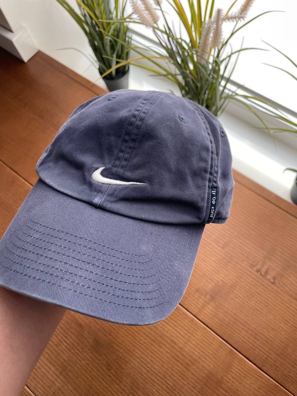 Nike × Vintage Vintage Nike Y2K Central Swoosh Drill Cap Hat One Size Size ONE SIZE - 10 Thumbnail