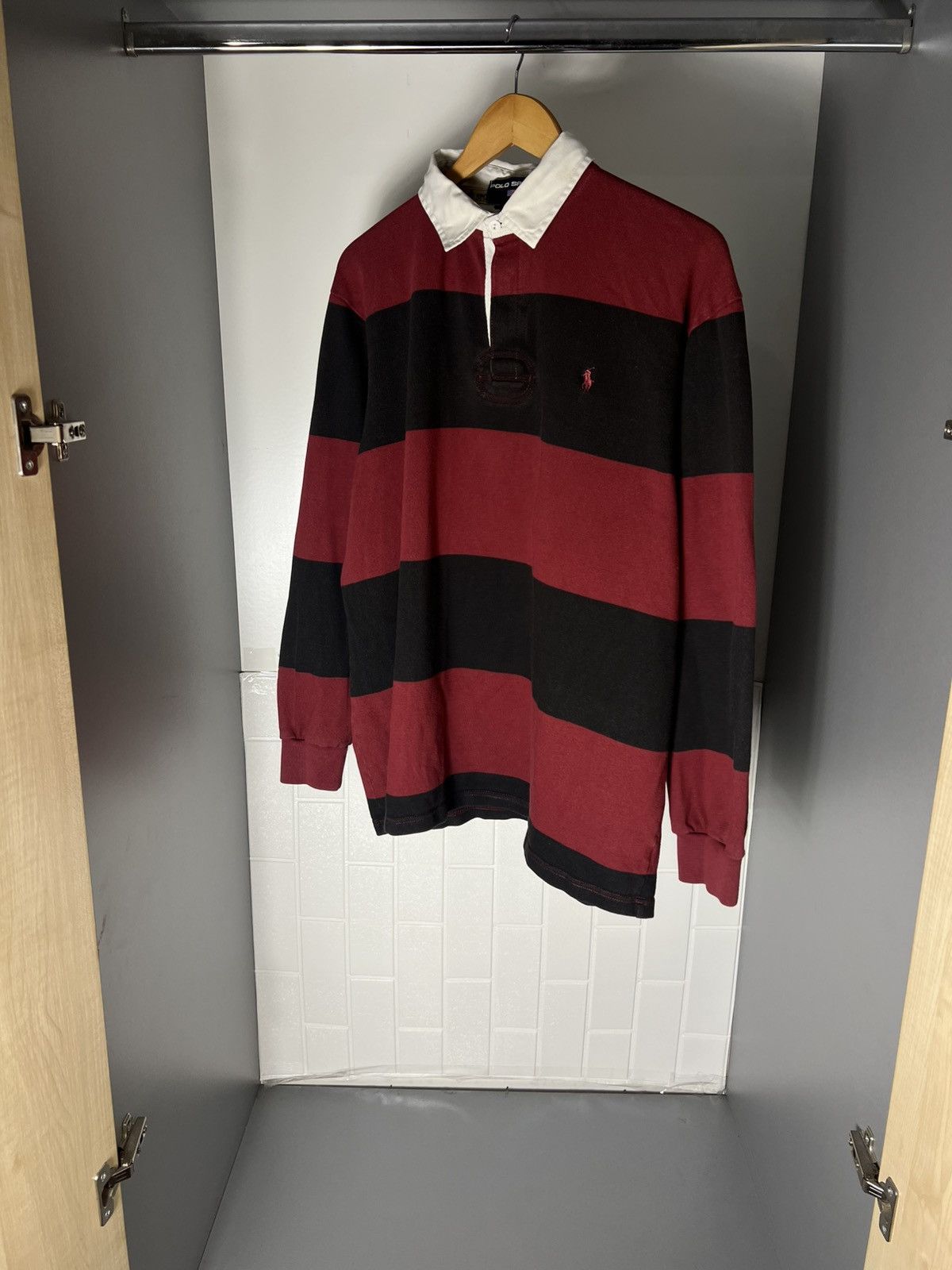 Polo Ralph Lauren VINTAGE POLO SPORT RALPH LAUREN RETRO RUGBY DESIGNER Y2K 90s Size US L / EU 52-54 / 3 - 6 Thumbnail
