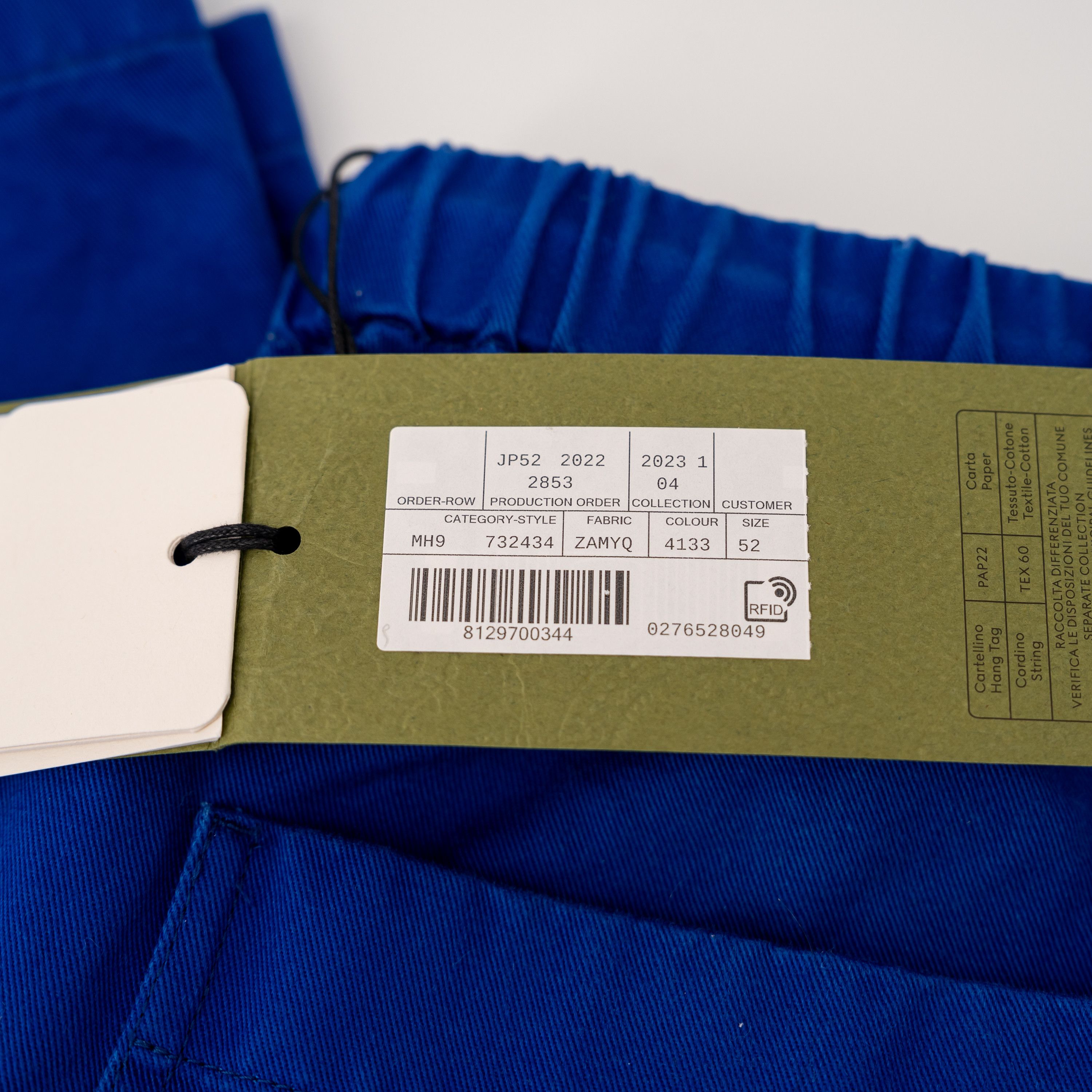 Gucci 52 XL - Gucci Blue Pants Trousers Drawstring Cotton Drill Size US 36 / EU 52 - 7 Thumbnail