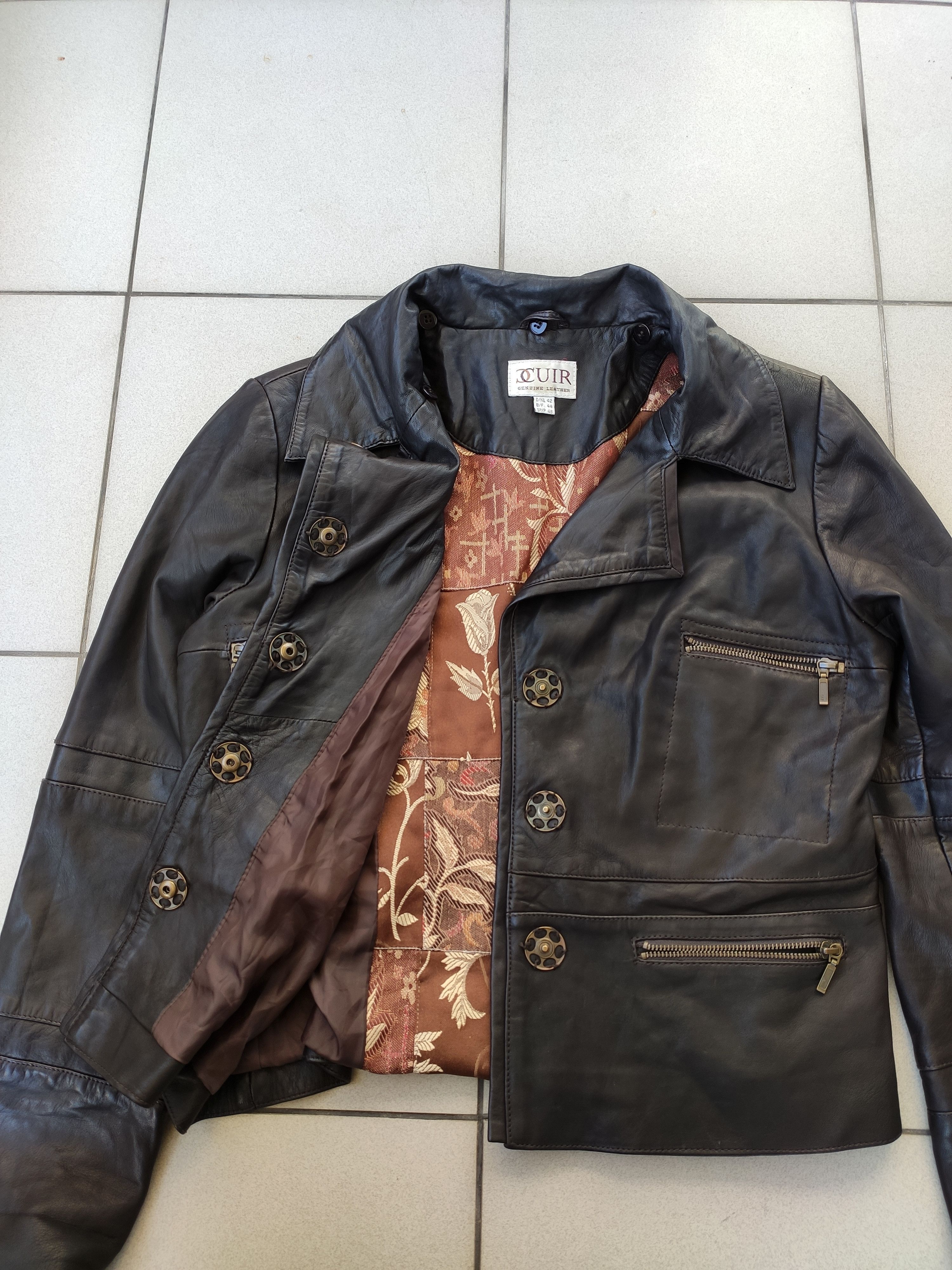 Vintage Vintage leather biker jacket women black y2k archive Size L / US 10 / IT 46 - 5 Thumbnail