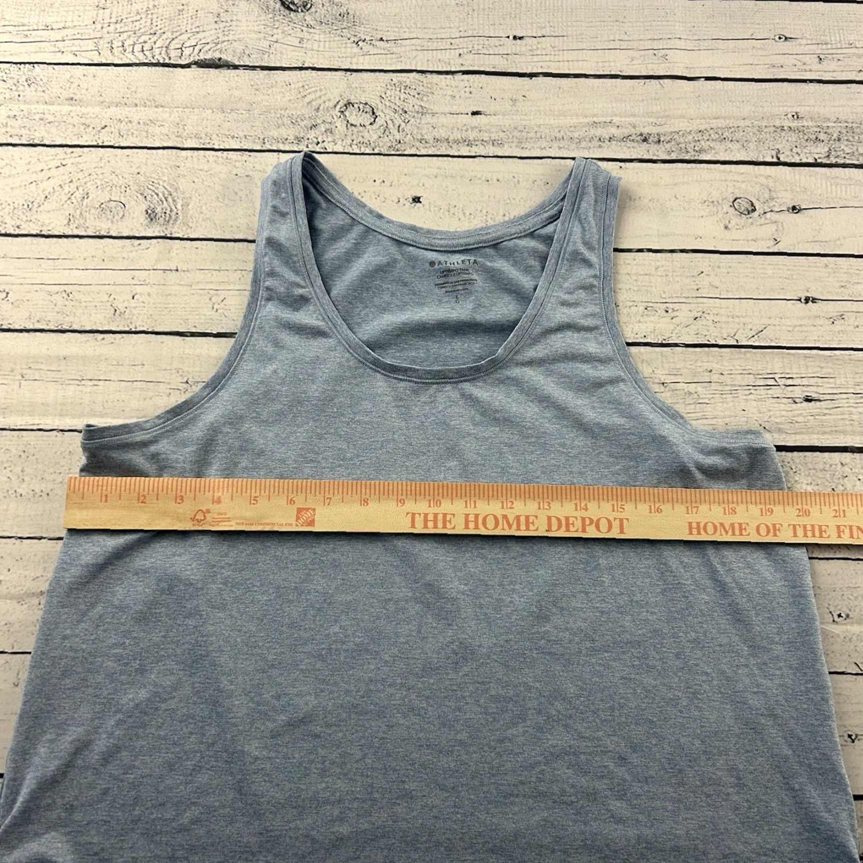 Athleta Athleta Shirt Camisole Tank Sleeveless Casual Womens Large Blue Size L / US 10 / IT 46 - 4 Thumbnail