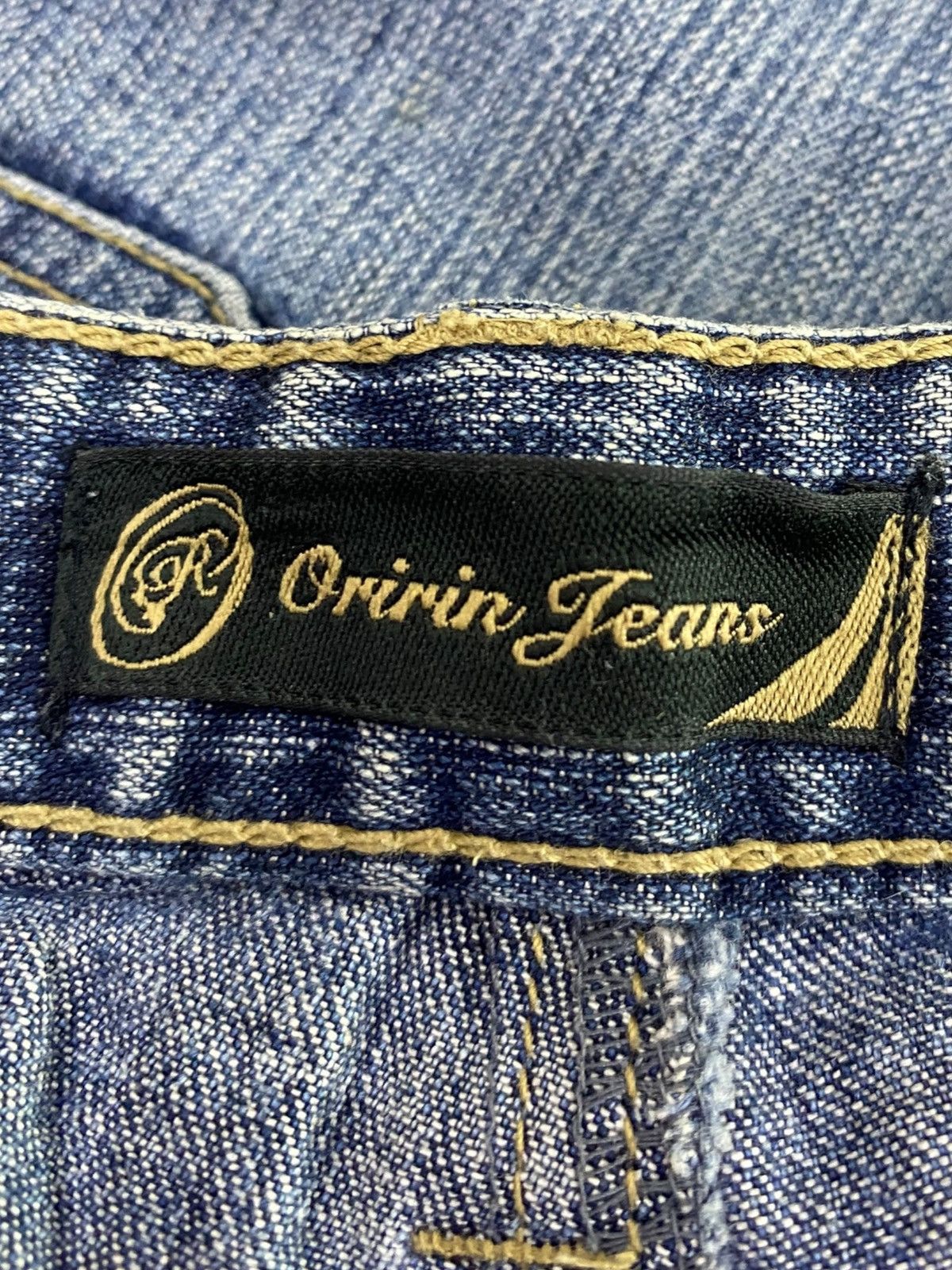 Japanese Brand Oririn Brand Bush Pants Ripped Style Flare Jeans Size US 28 / EU 44 - 10 Thumbnail