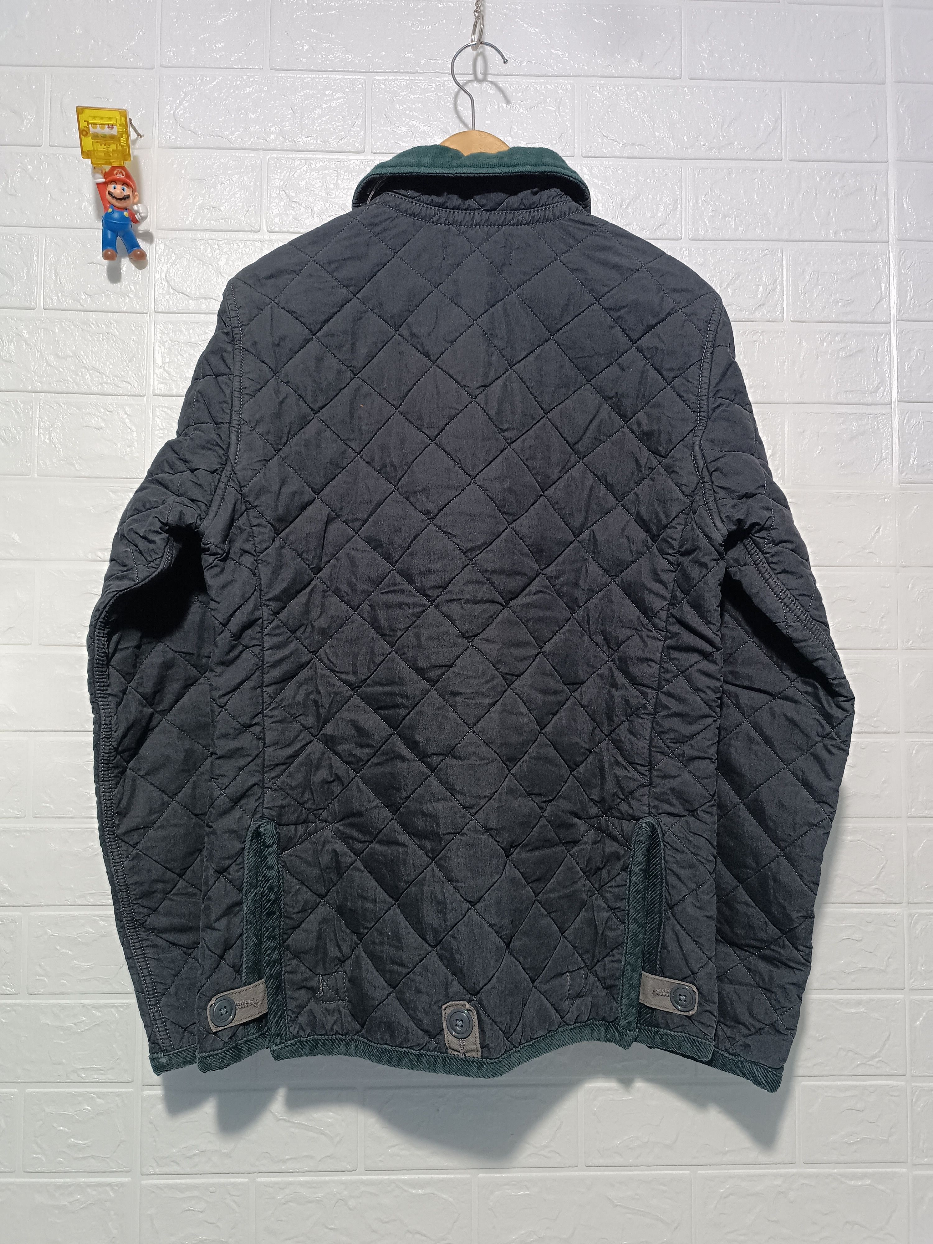 Johnbull Johnbull Black Quilted Jacket Size US L / EU 52-54 / 3 - 5 Thumbnail