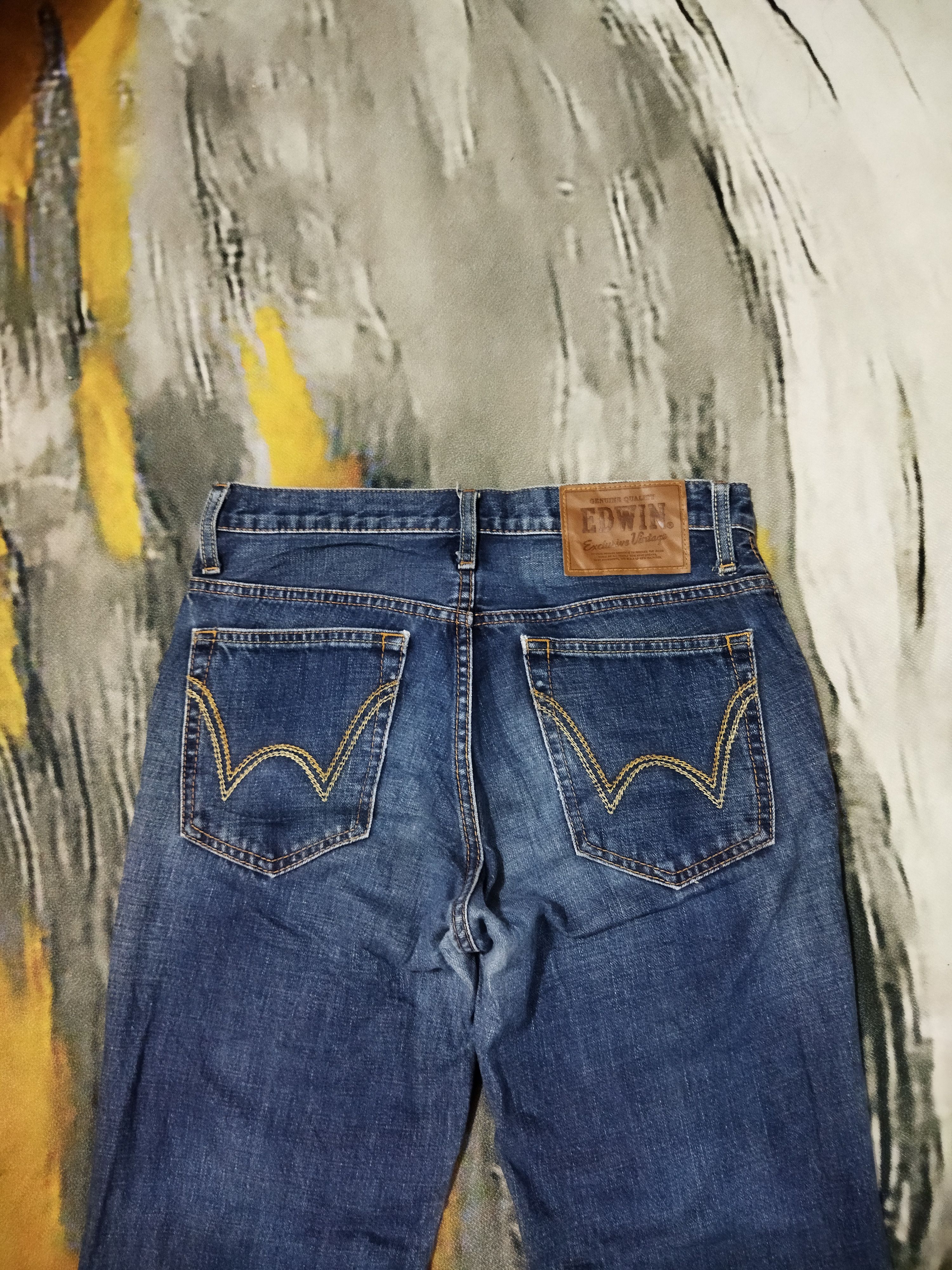 Edwin VINTAGE EDWIN GEXV03 BLUE JEANS PANTS Size US 30 / EU 46 - 8 Thumbnail