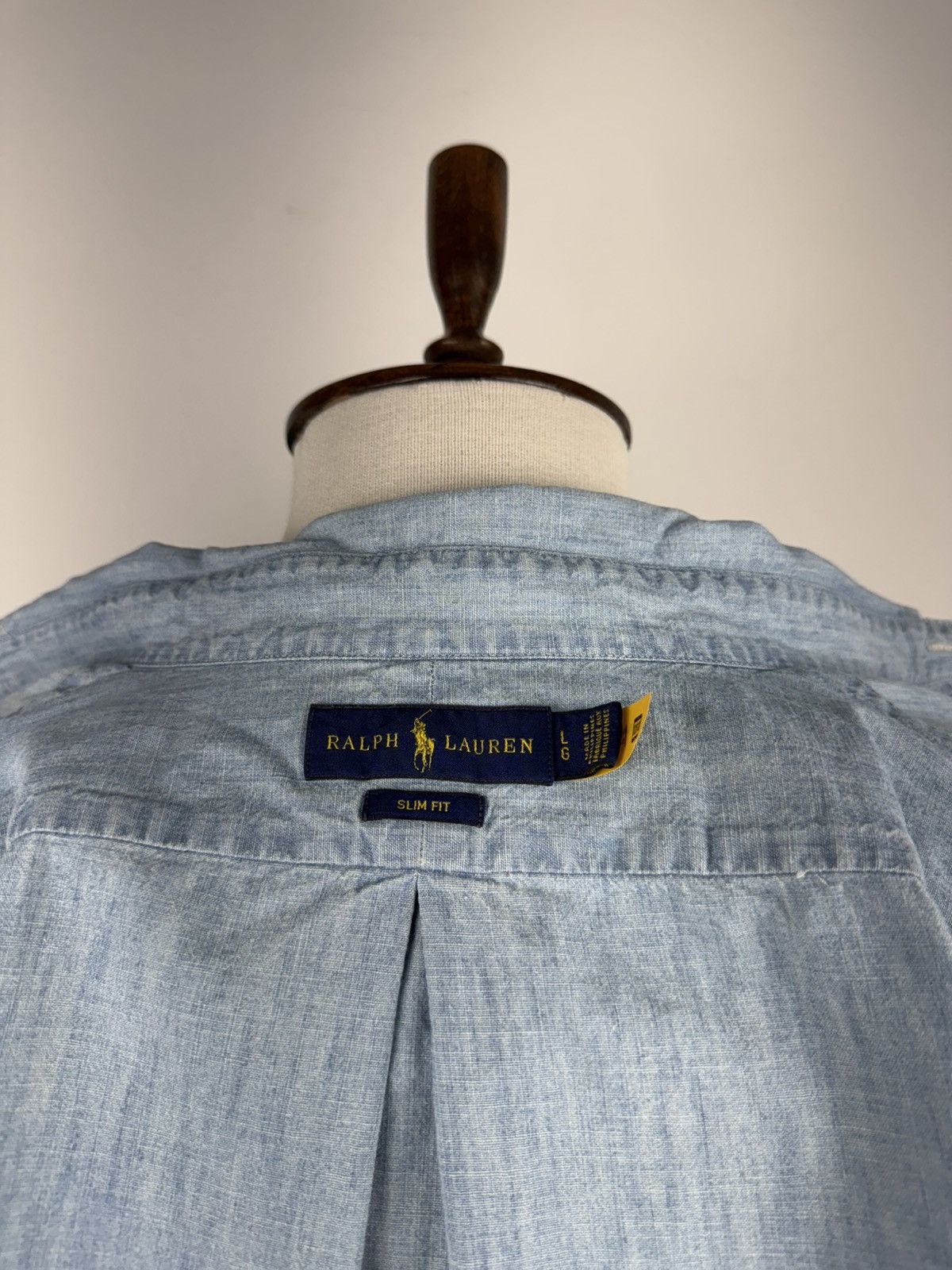 Ralph Lauren Men’s Vintage Ralph Lauren Denim Short Sleeve Shirt size L Size US L / EU 52-54 / 3 - 6 Thumbnail