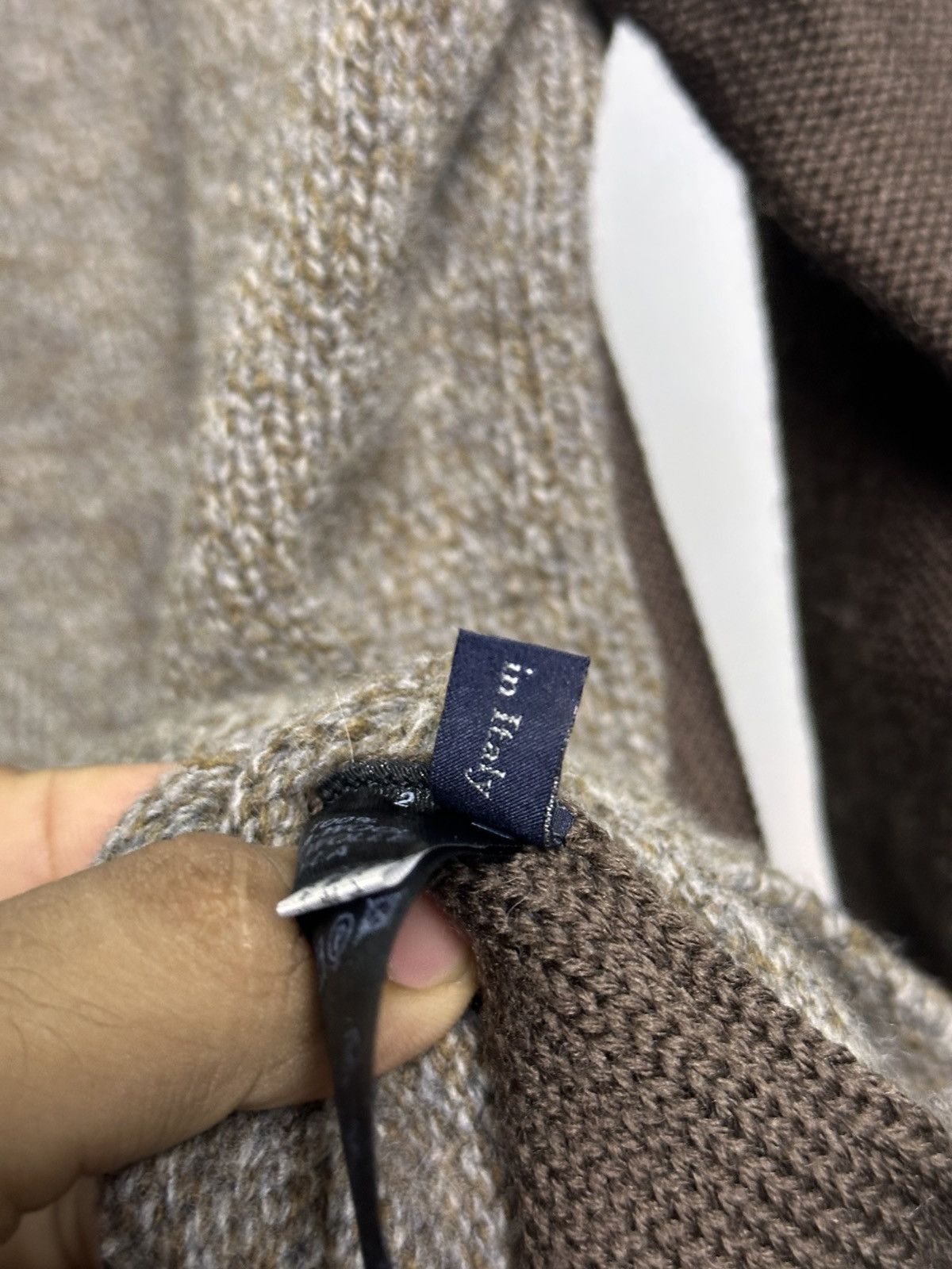 Ermenegildo Zegna Ermenegildo Zegna Zip Knit Sweater Size US L / EU 52-54 / 3 - 8 Thumbnail