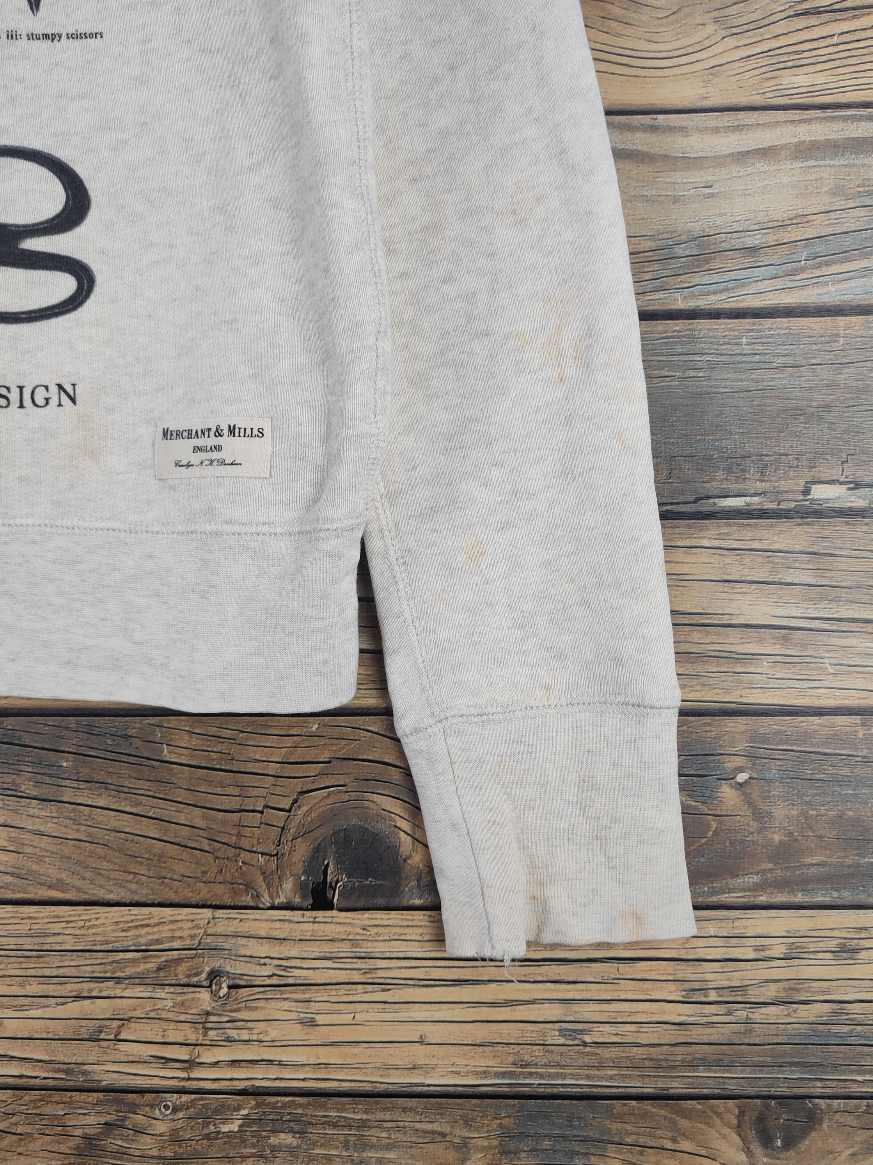 Japanese Brand × Vintage DL Uniqlo X Merchant & Mills england Ivory Sweatshirts #2518 Size M / US 6-8 / IT 42-44 - 8 Thumbnail