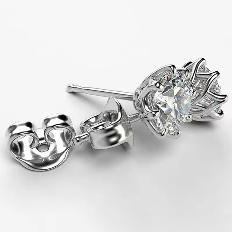 Other 10mm Round Cubic Zirconia Classic Stud Earrings Size ONE SIZE - 2 Thumbnail