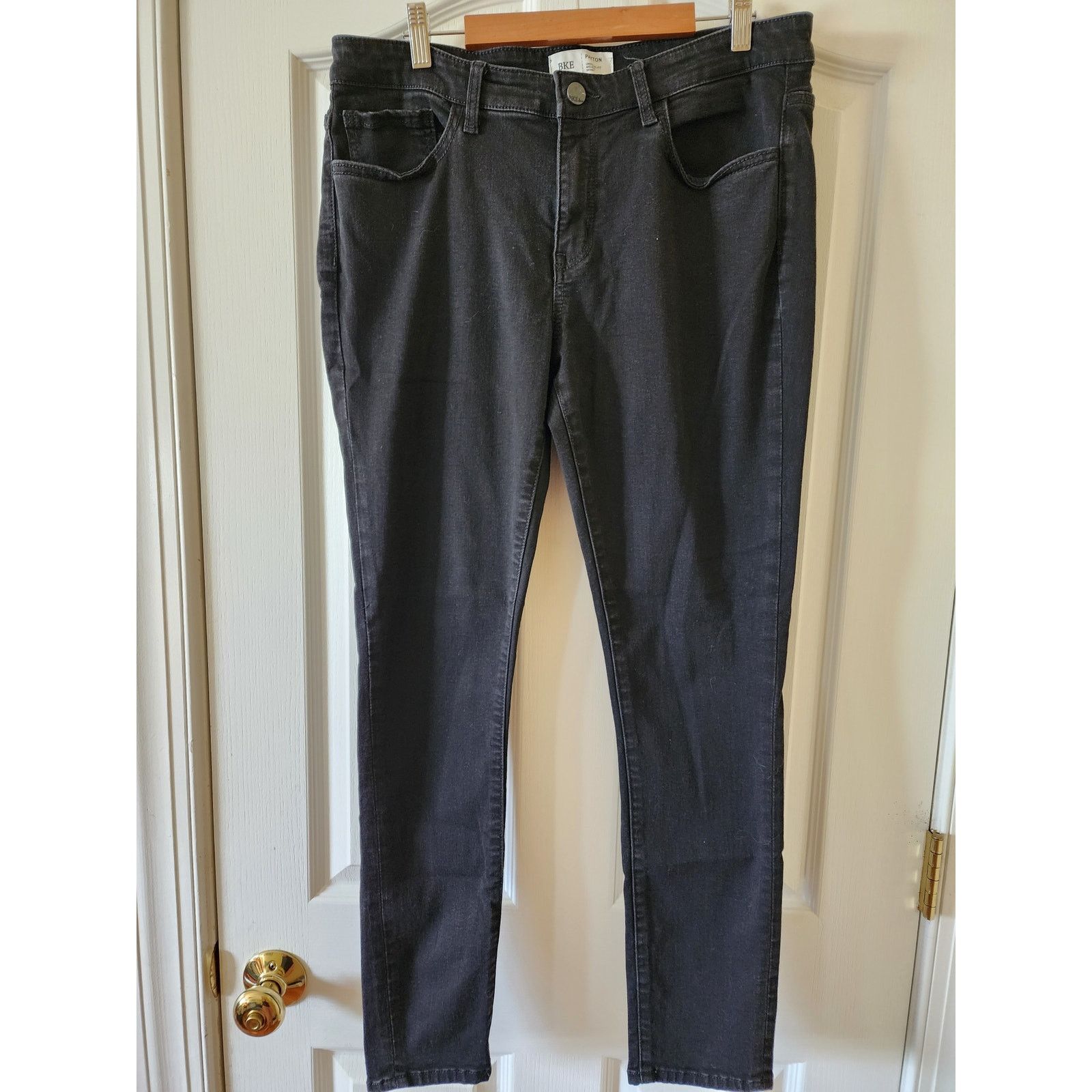 BKE BKE Payton Mid-Rise Skinny Jeans Black 31x29 Buckle Size 31" - 1 Thumbnail