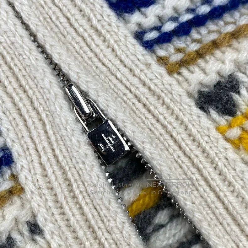 Loro Piana Loro Piana Colorful Fair Isle Knit Zip-Up Cardigan Size XS / US 0-2 / IT 36-38 - 2 Thumbnail