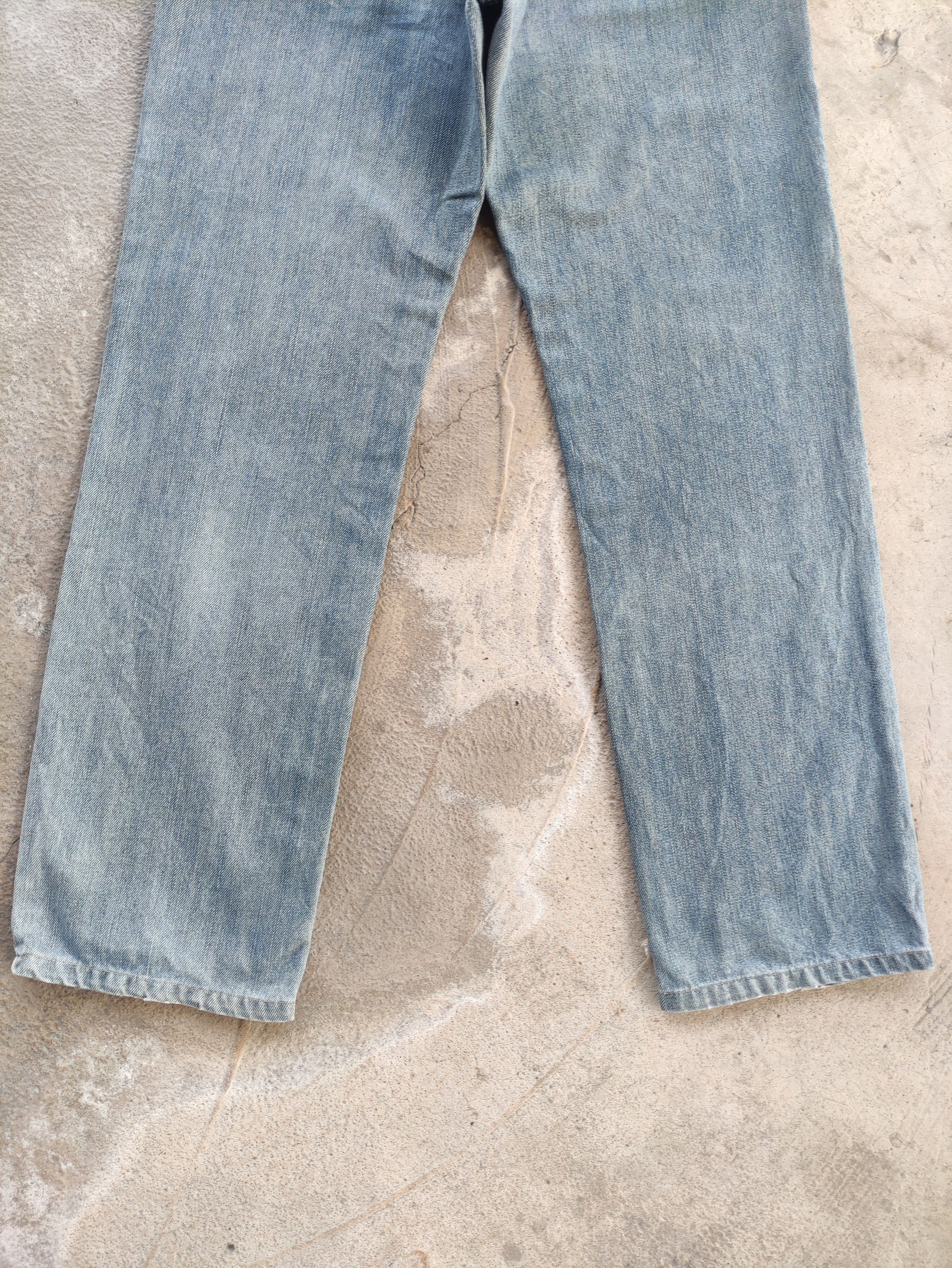 Edwin Vintage Edwin 404 Japan Jean Distressed Faded Denim Size US 32 / EU 48 - 10 Thumbnail