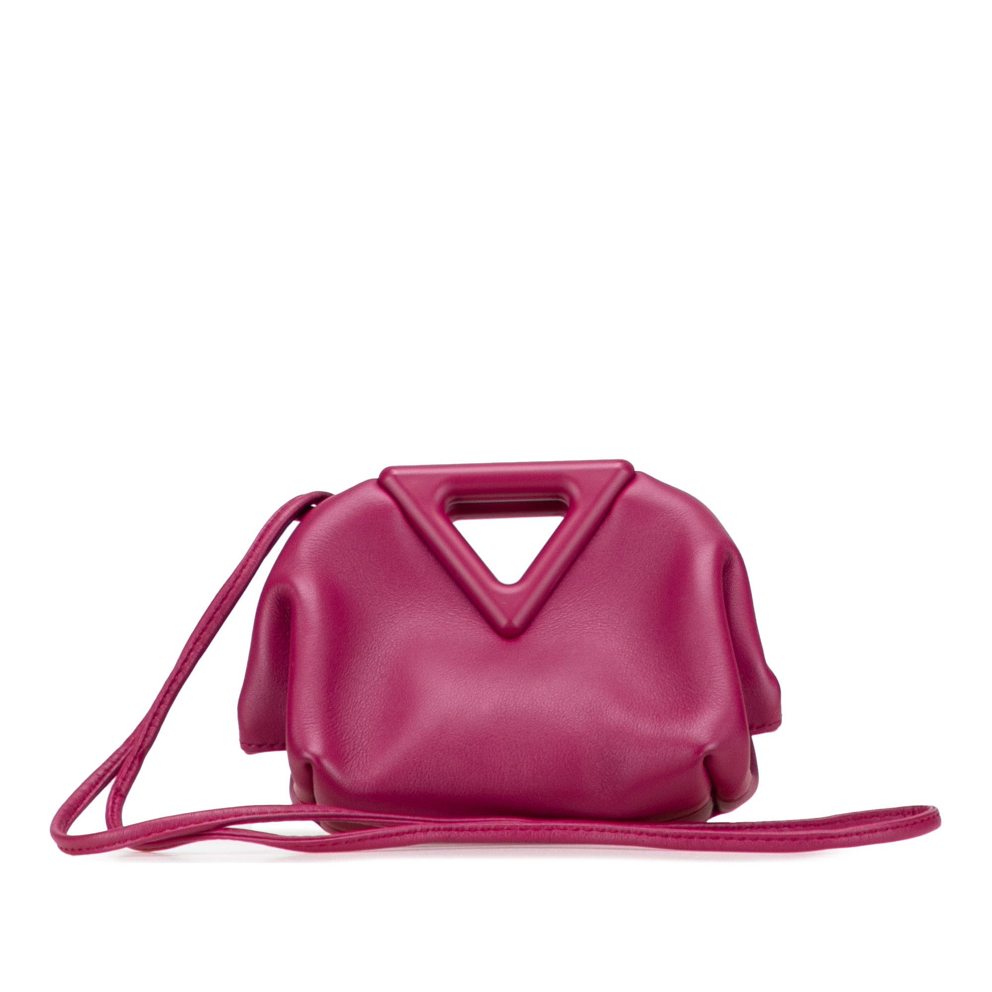 Bottega Veneta Leather Point Coin Purse Satchel Size ONE SIZE - 1 Thumbnail