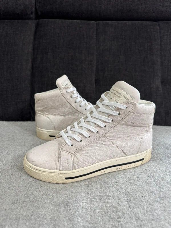Marc by Marc Jacobs Marc by Marc Jacobs Glazed High Top Sneaker Leather size 38 Size US 8 / IT 38 - 1 Thumbnail