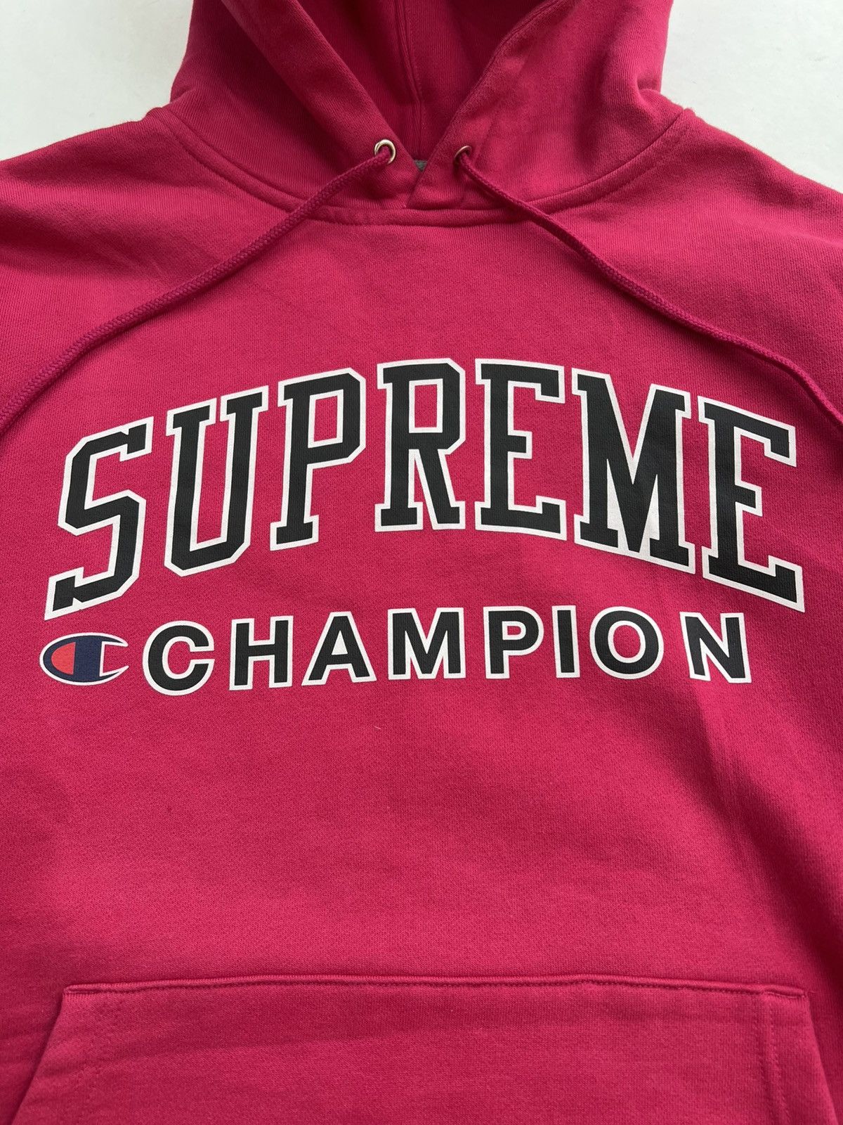 Champion × Supreme Supreme x Champion Label Hooded Sweatshirt Size US L / EU 52-54 / 3 - 3 Thumbnail