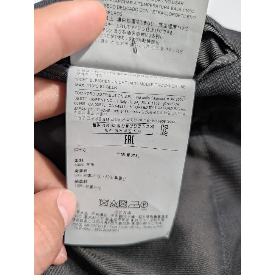 Tom Ford o1rshd1 Blazer Jacket in Black Size US S / EU 44-46 / 1 - 17 Thumbnail
