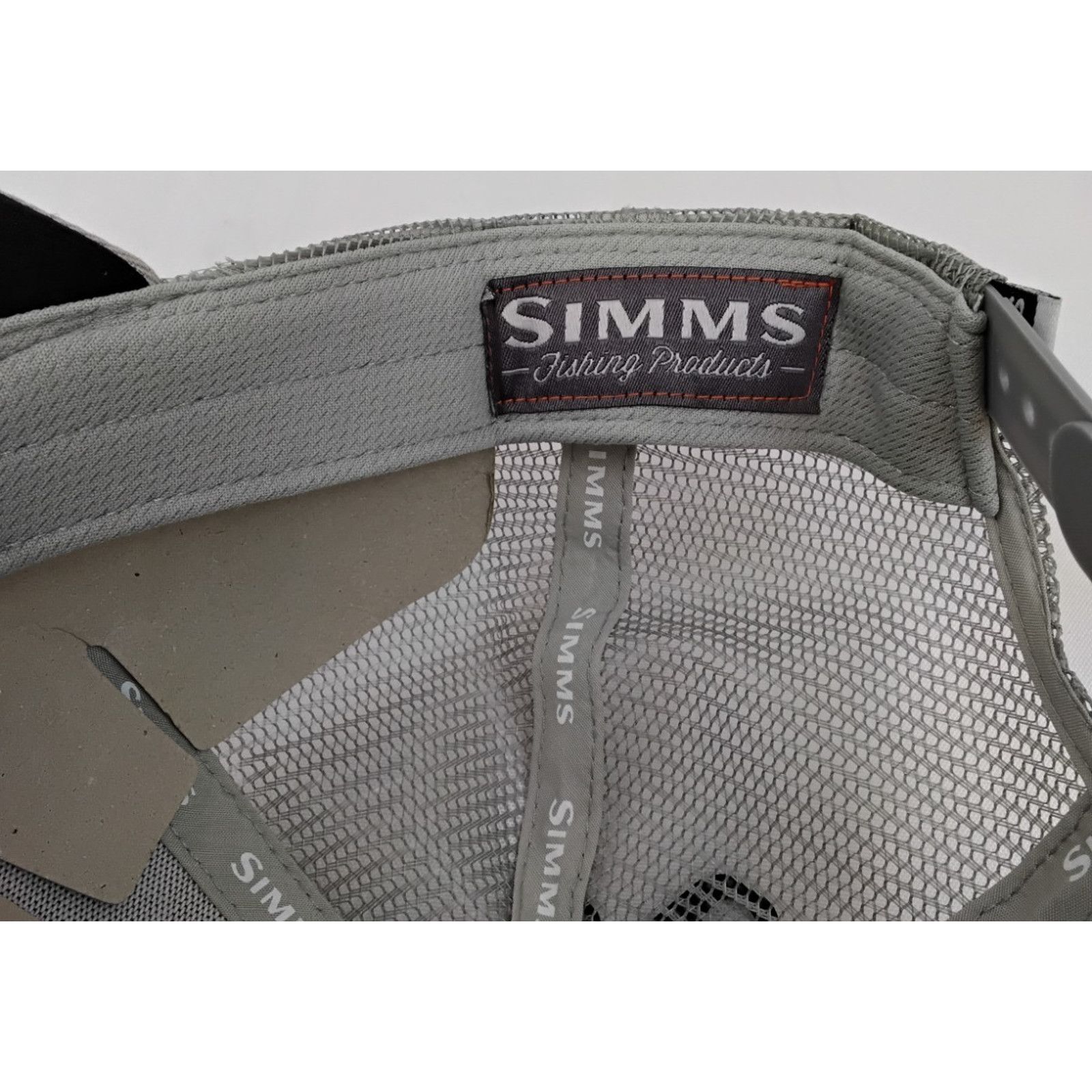 Simms Simms USA Catch Trucker Sterling Gray Ball Cap New With Tag Size ONE SIZE - 10 Thumbnail