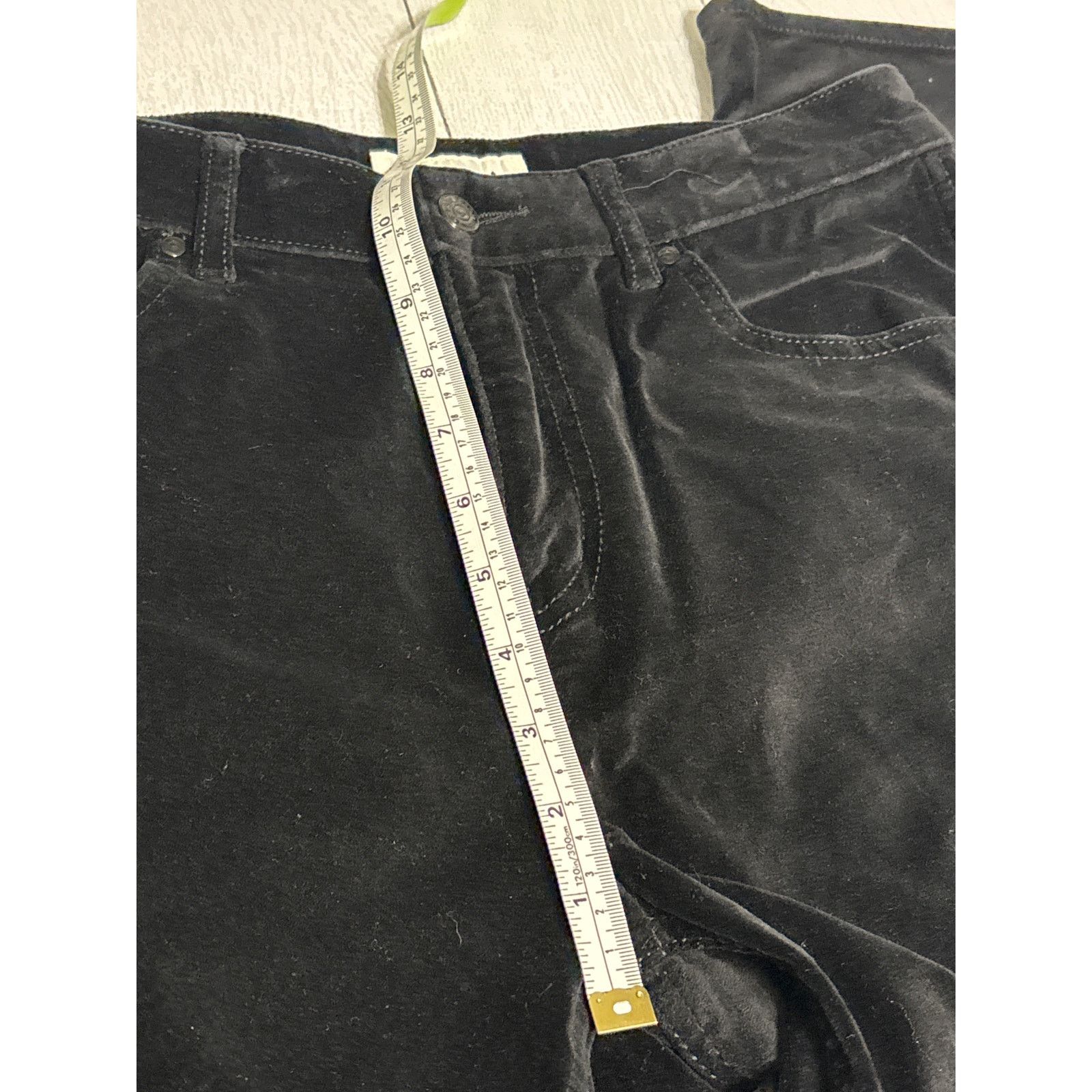 Kate Spade Broome Street Kate Spade Black Velvet Pants Size 30 Size 30" / US 8 / IT 44 - 7 Thumbnail