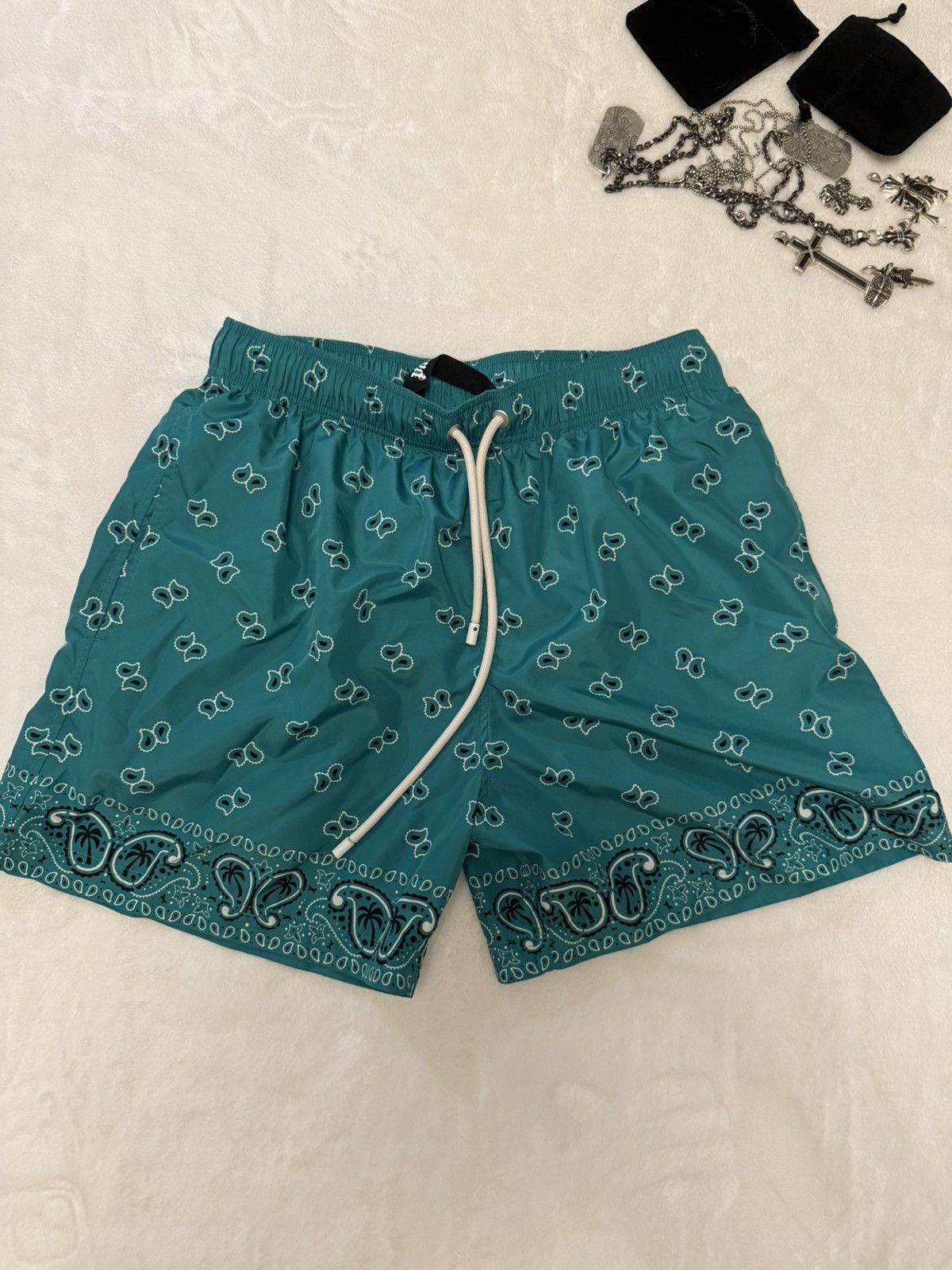 Palm Angels Palm Angels Swim Shorts (M) Size US 30 / EU 46 - 1 Thumbnail