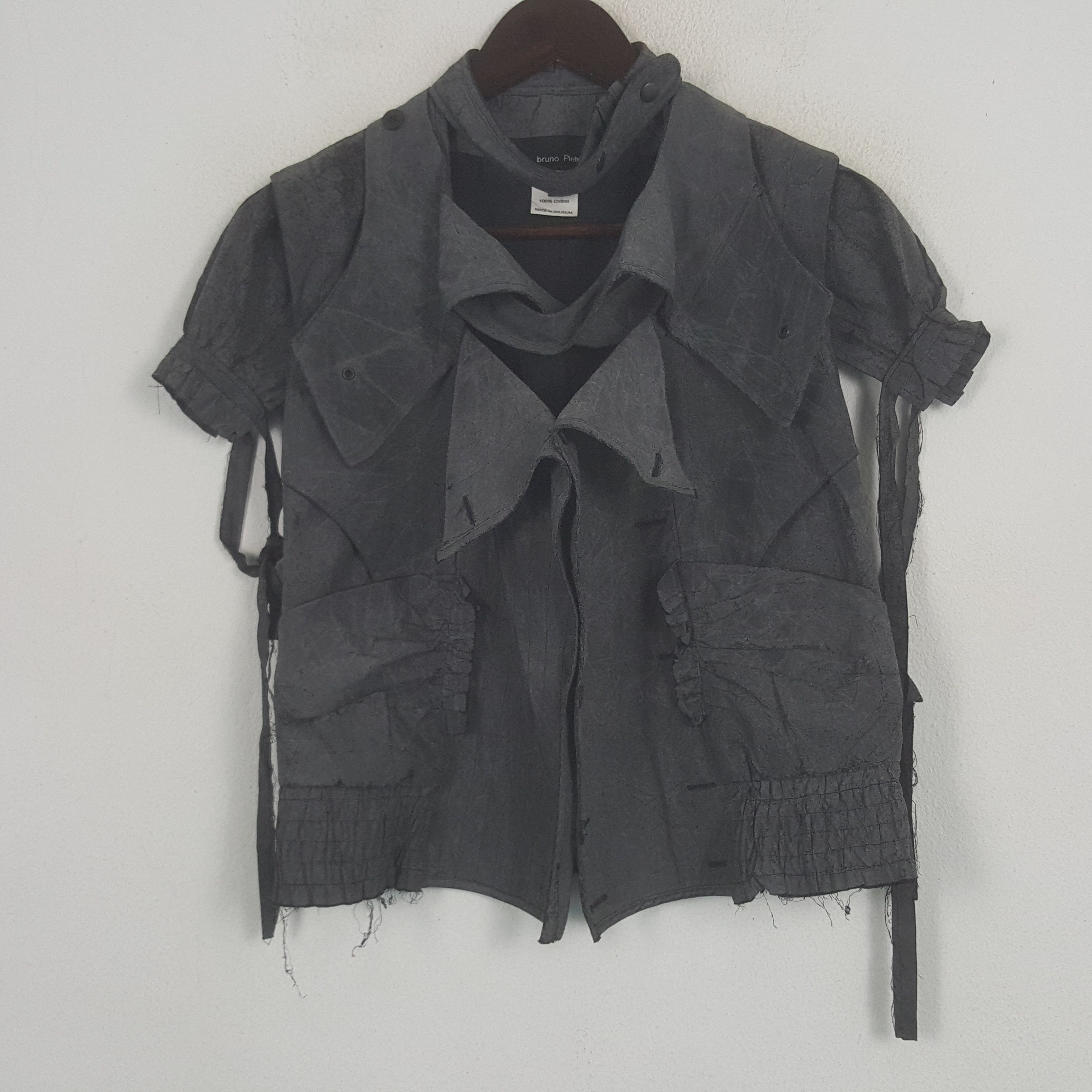 Vintage Bruno Pieters Distressed Style Button Up Shirt