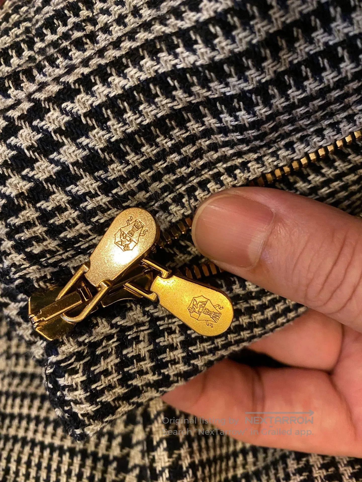 Brunello Cucinelli Multi Checkered Zip. Size US M / EU 48-50 / 2 - 7 Thumbnail