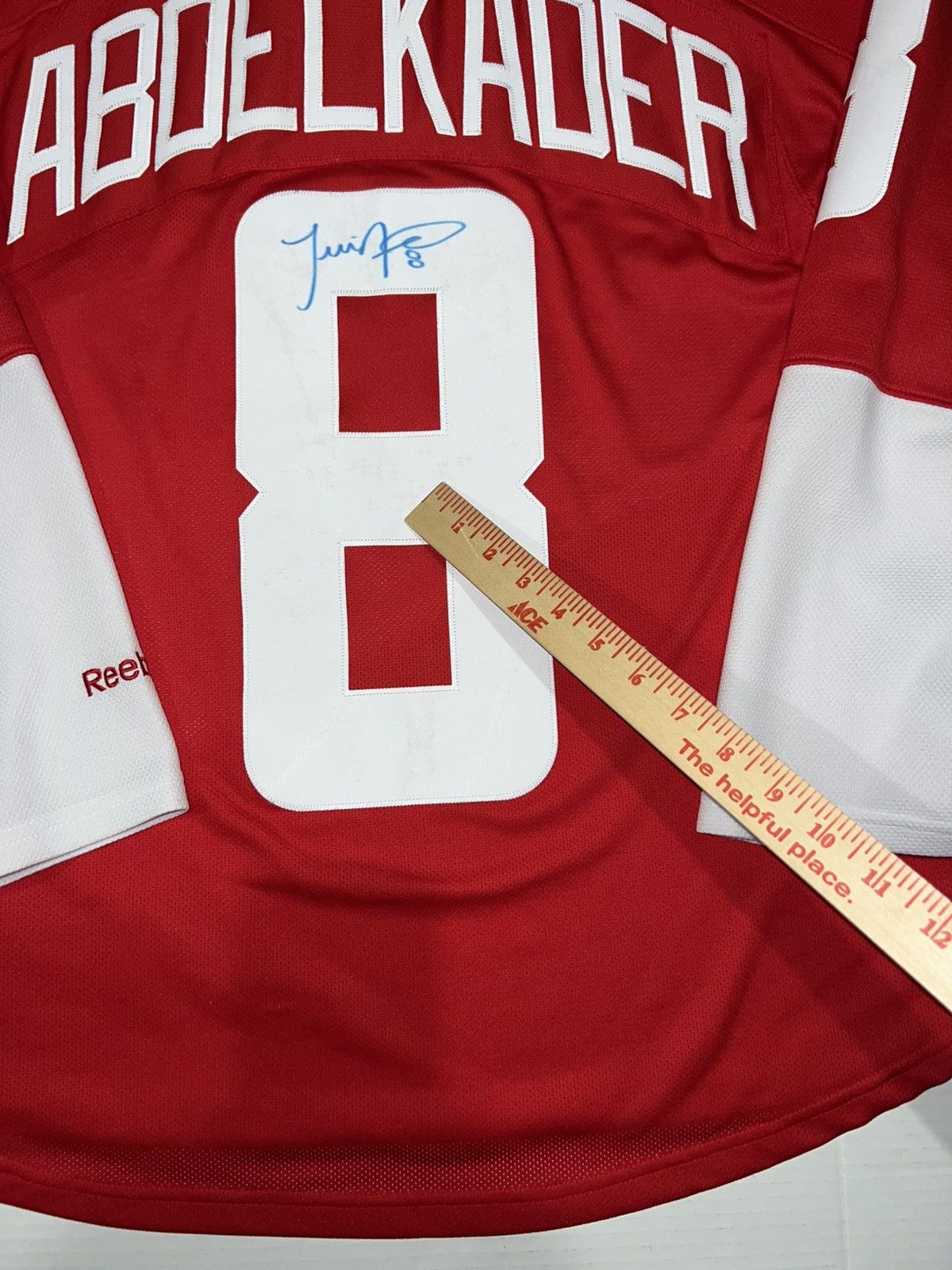 NHL Signed Abdelkader Detroit Red Wings Stadium Series Jersey Size US M / EU 48-50 / 2 - 8 Thumbnail