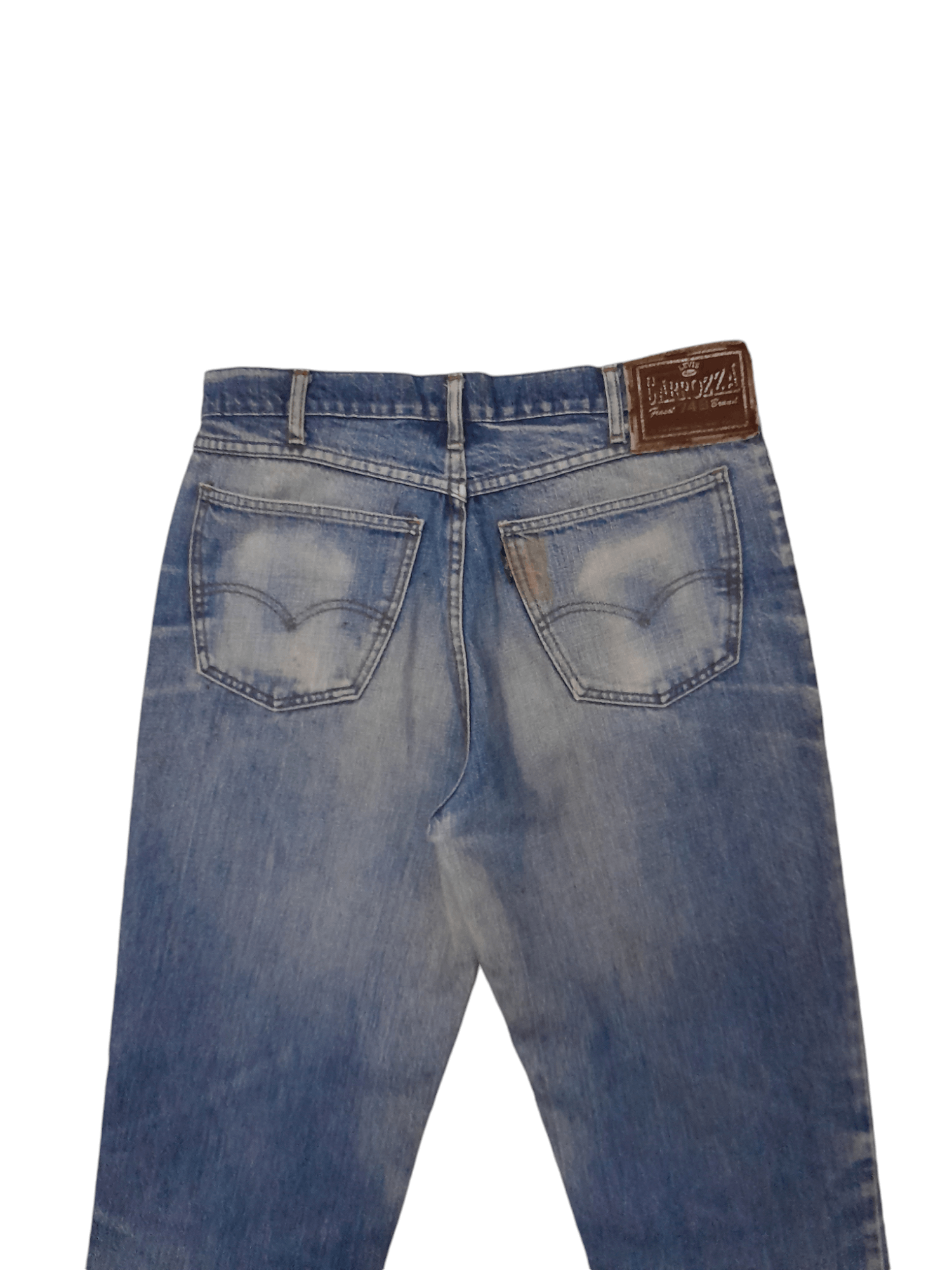 Levi's × Vintage 90s Levis Carozza Big E Studded Denim (F370) Waist 33 Size US 33 - 7 Thumbnail