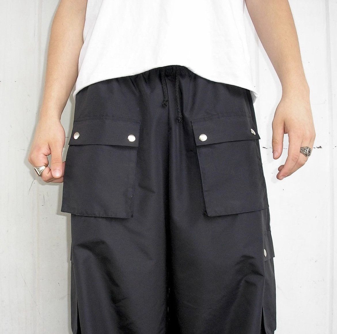 Handmade Handmade Multipocket Cargo Parachute Pants Y2K Avant Garde Size US 32 / EU 48 - 4 Thumbnail
