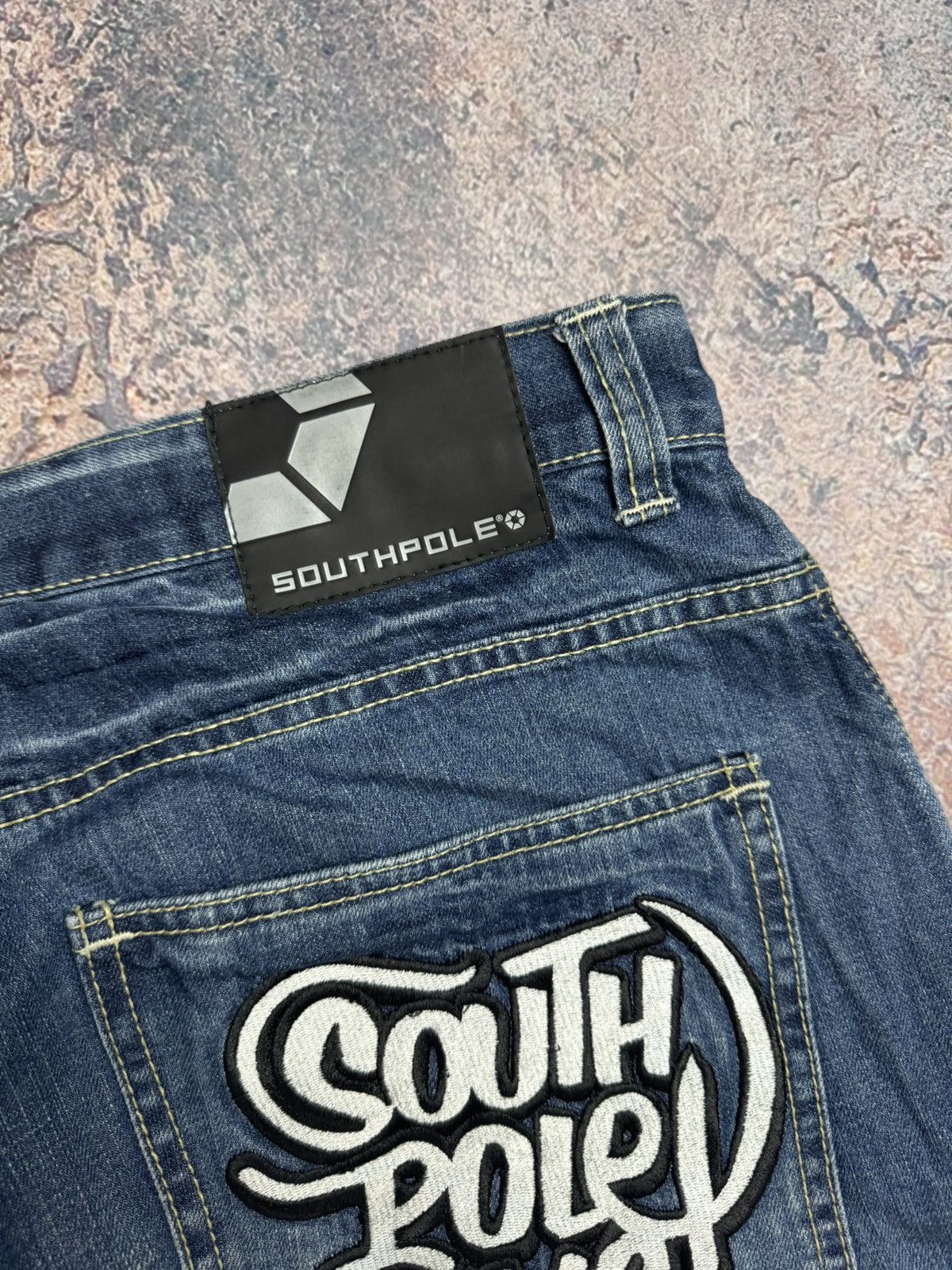 Southpole Southpole shorts, vintage hip hop baggy jeans, 90s size W 36 Size US 36 / EU 52 - 5 Thumbnail