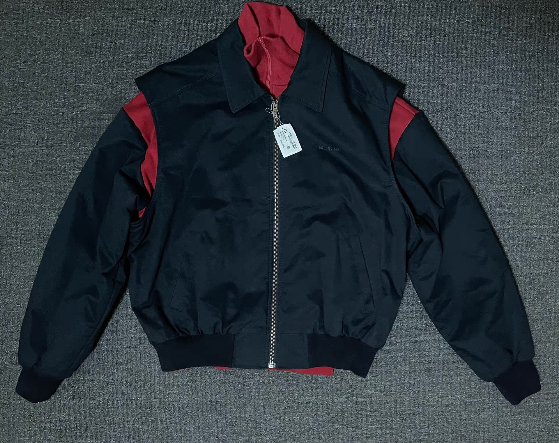 Balenciaga Multi-Color Zip-Front Light Jacket Size M Size US M / EU 48-50 / 2 - 1 Thumbnail