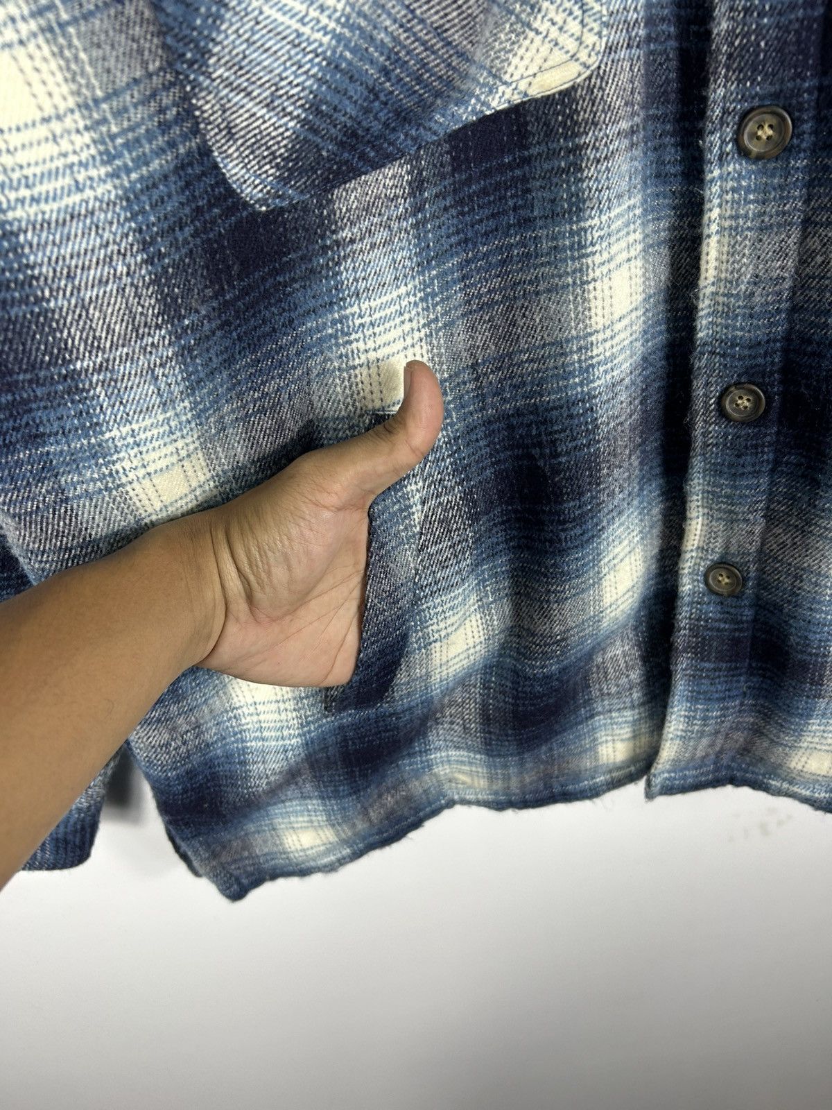 Flannel ⚡️Vintage Collins International Flannel Chore Shirt Jacket Size US L / EU 52-54 / 3 - 6 Thumbnail
