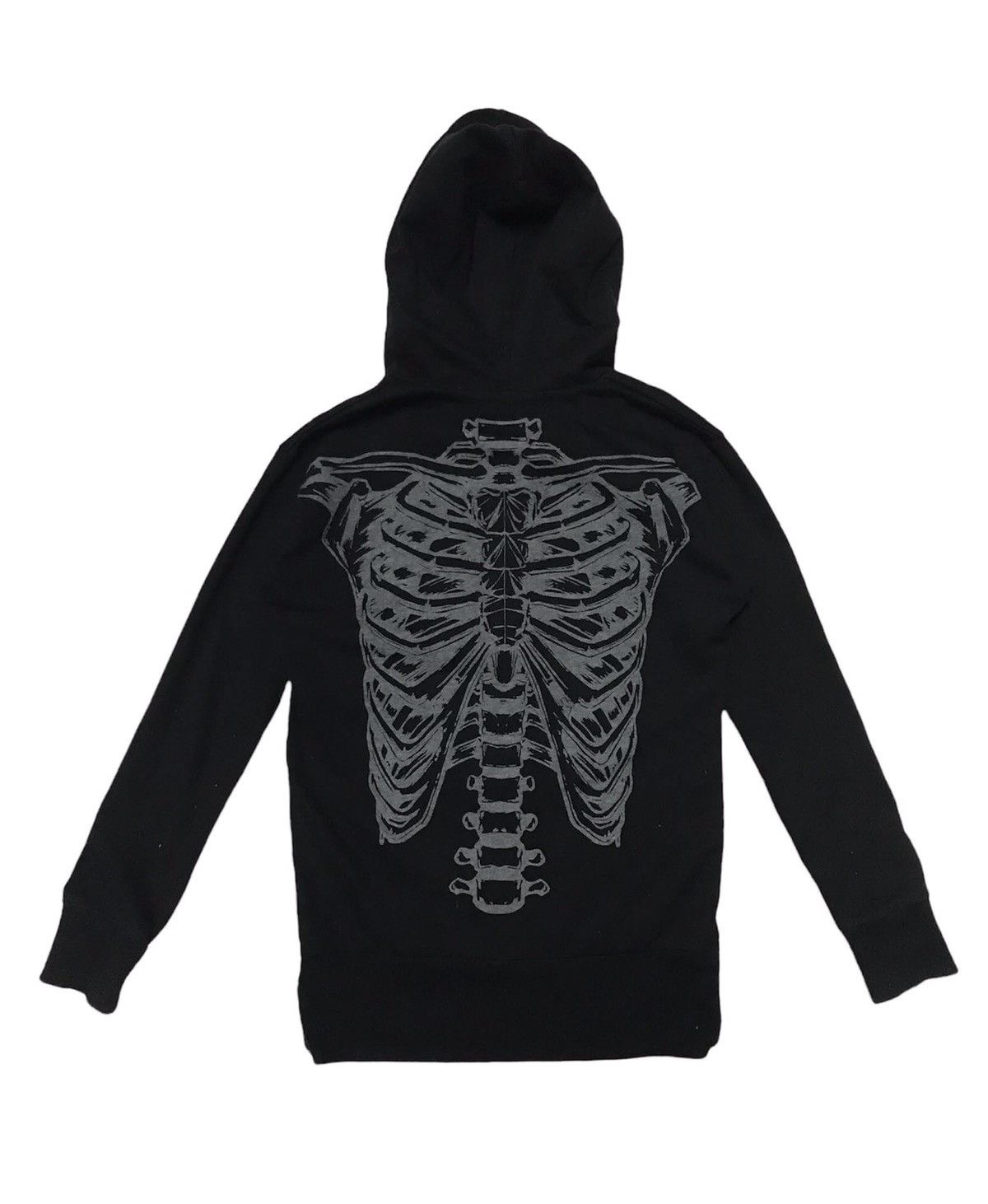 Japanese Brand STEAL💥 Backprint Skeleton Hoodie for Women by Gladnews Size S / US 4 / IT 40 - 1 Thumbnail