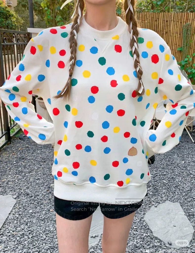 Louis Vuitton Louis Vuitton Yayoi Kusama polka-dot sweatshirt Size US L / EU 52-54 / 3 - 1 Thumbnail