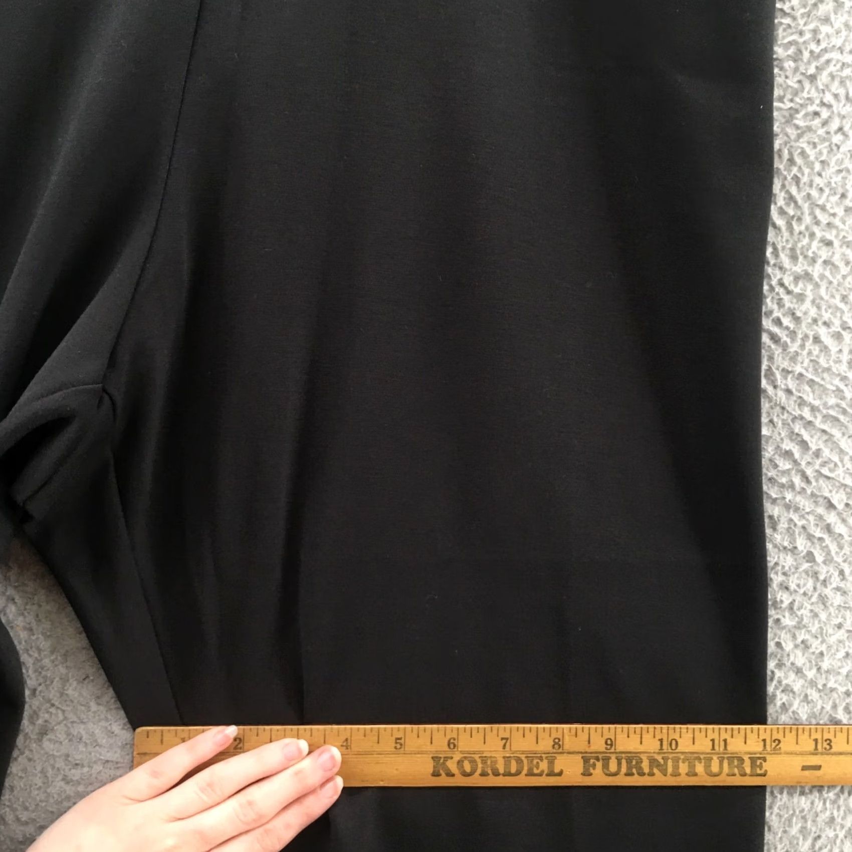 Worthington Worthington Pull On Straight Leg Ankle Pants Womens 2X Black NEW Size 40" / US 18 - 7 Thumbnail