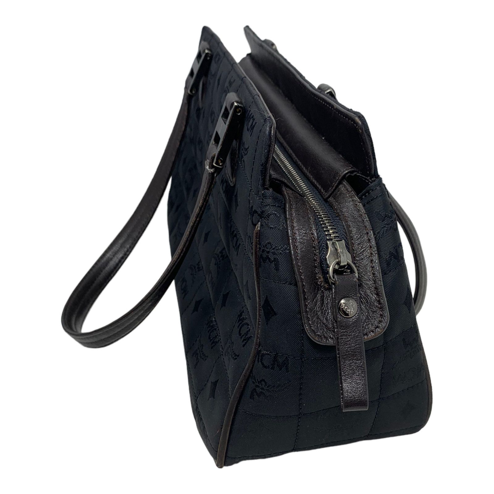 MCM MCM Monogram Visetos Nylon with Leather Trim Shoulder bag Size ONE SIZE - 11 Thumbnail